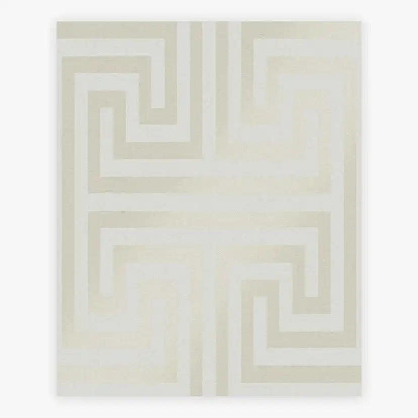 Tapet NEXT Metallic Greek Key Neutral