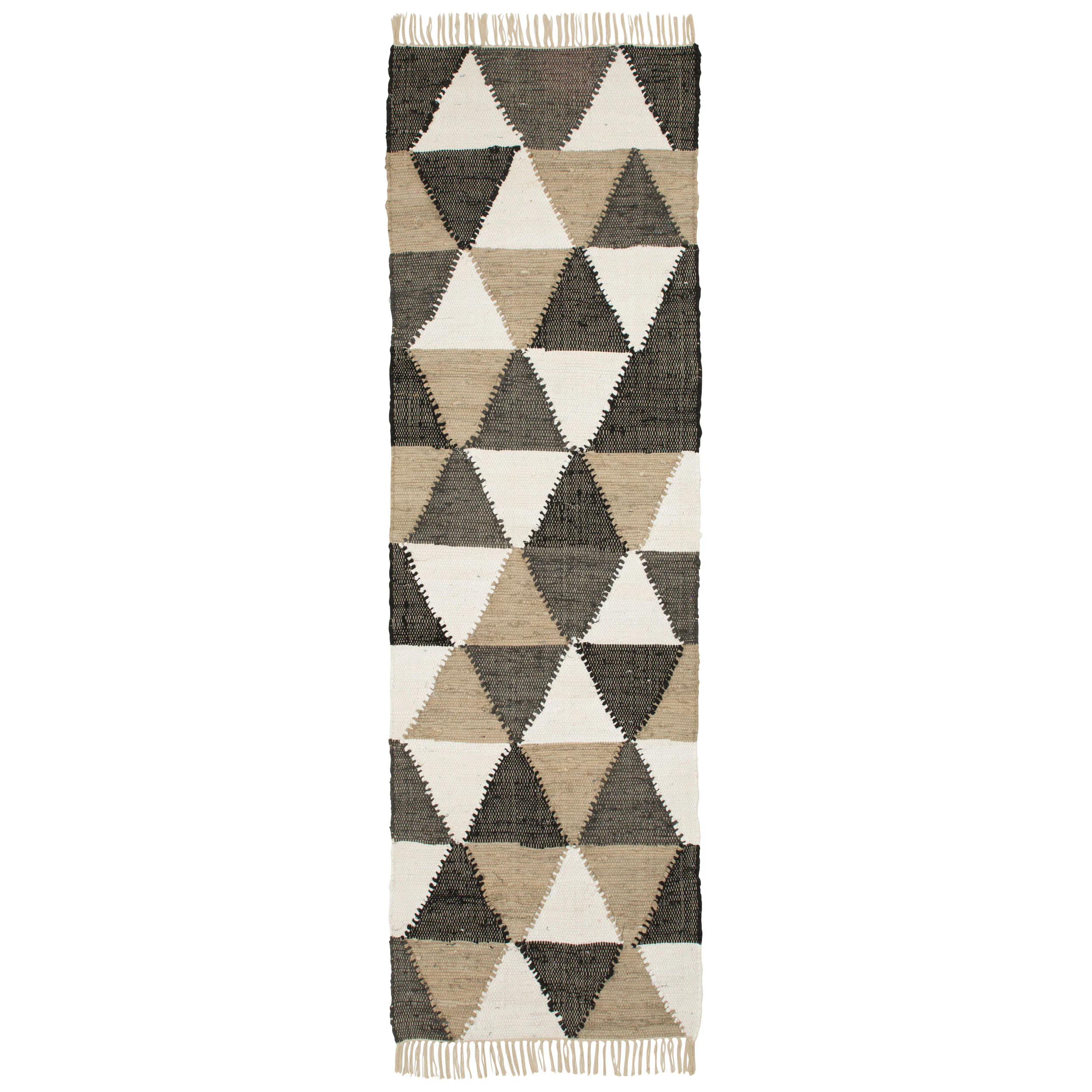 Matta Svanefors Cirkus Svart, 240x70 cm