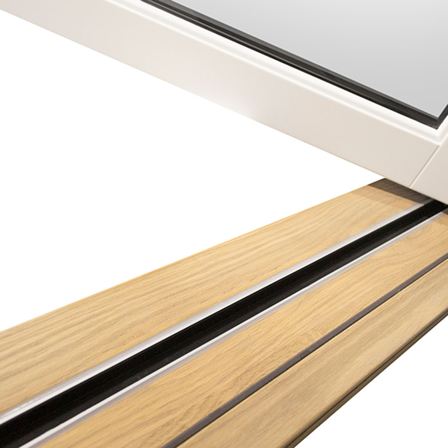 Vikdörr Vilenta Åre Trä/Aluminium 6-Delat
