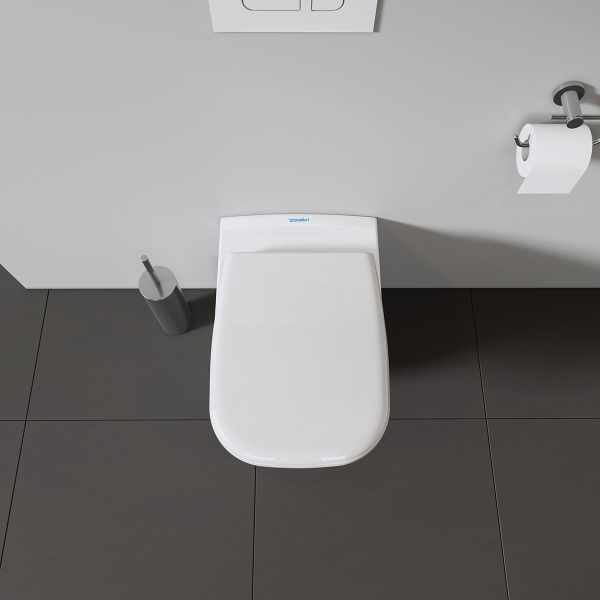 Vägghängd Toalettstol Duravit D-Code Rimless