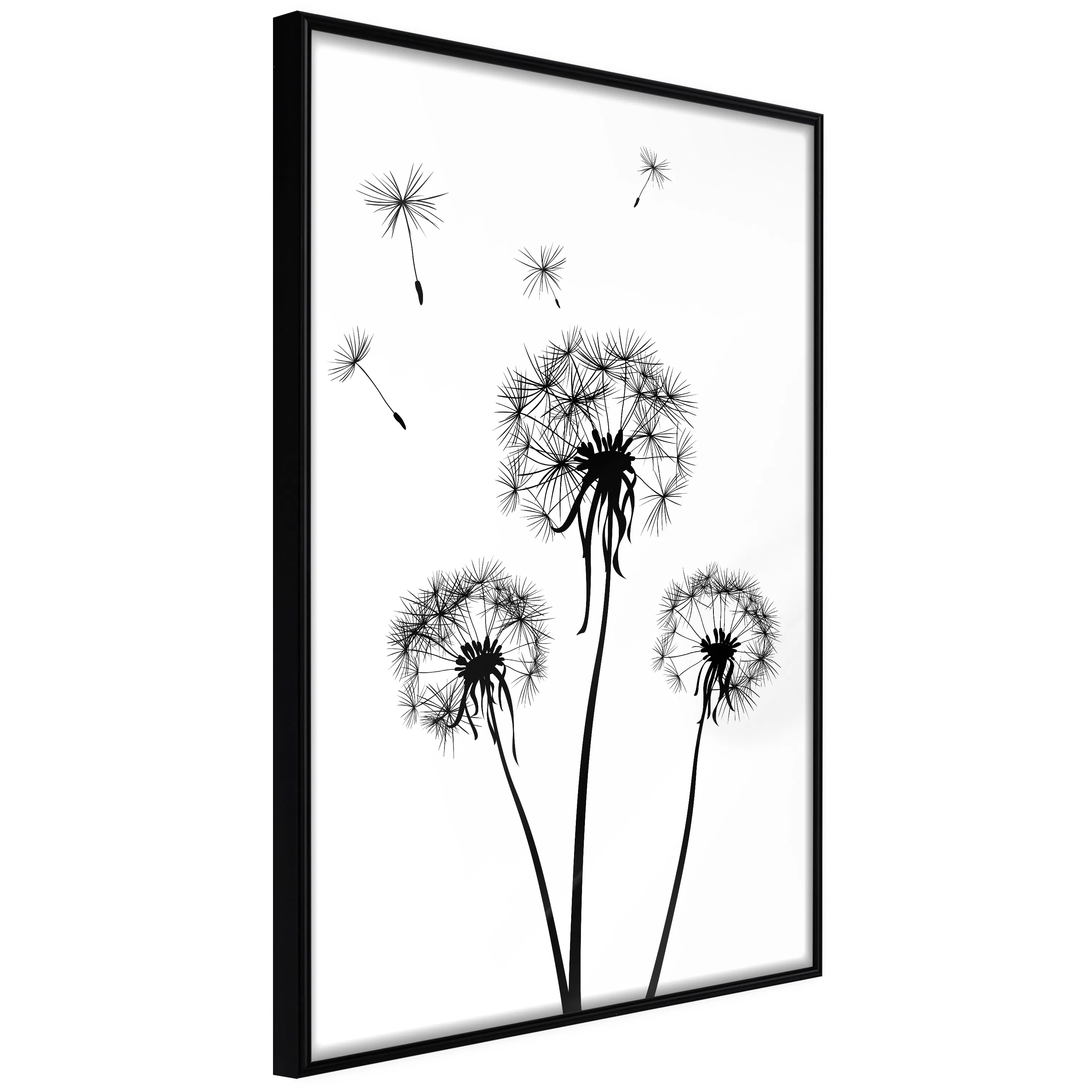 Poster Artgeist Affisch Flying Dandelions