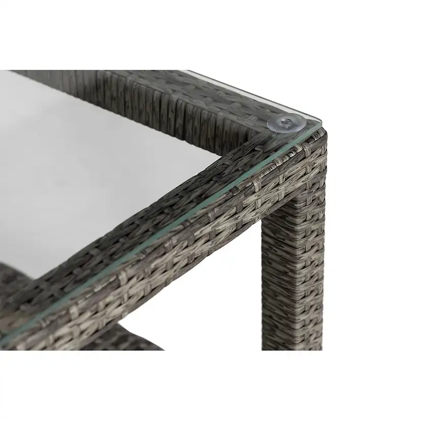 Utebord Comfort Garden Bahamas med Hylla 75x75 cm Utomhus
