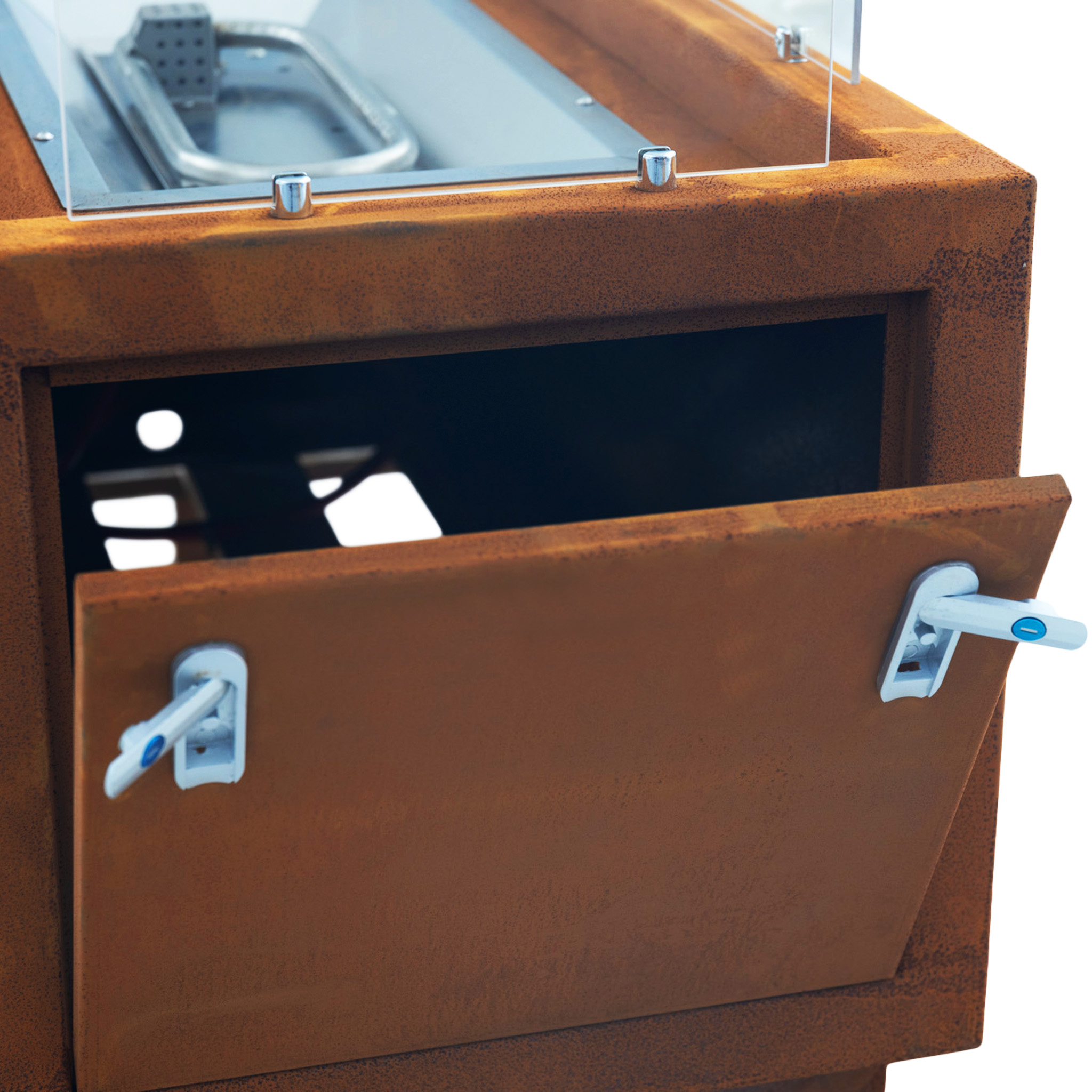 Eldstad Lyfco Cortenstål Gasoldriven Kalix