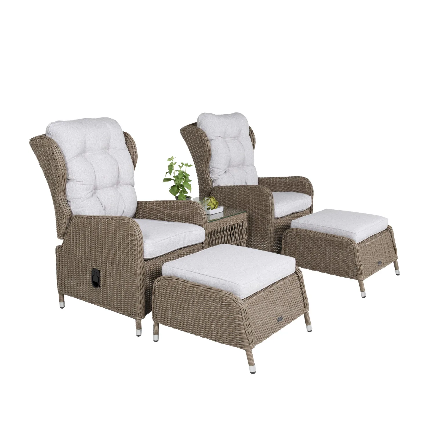 Loungeset Venture Home Washington Fällbar Utomhus