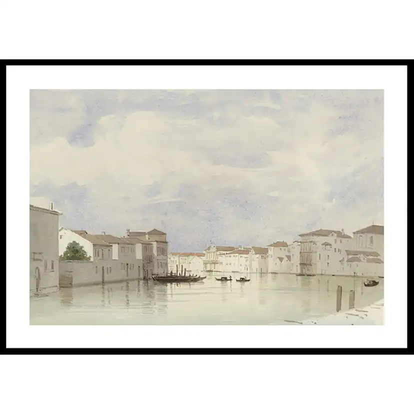 Poster Gallerix Kanal In Venedig By Carl Theodor Reiffenstein
