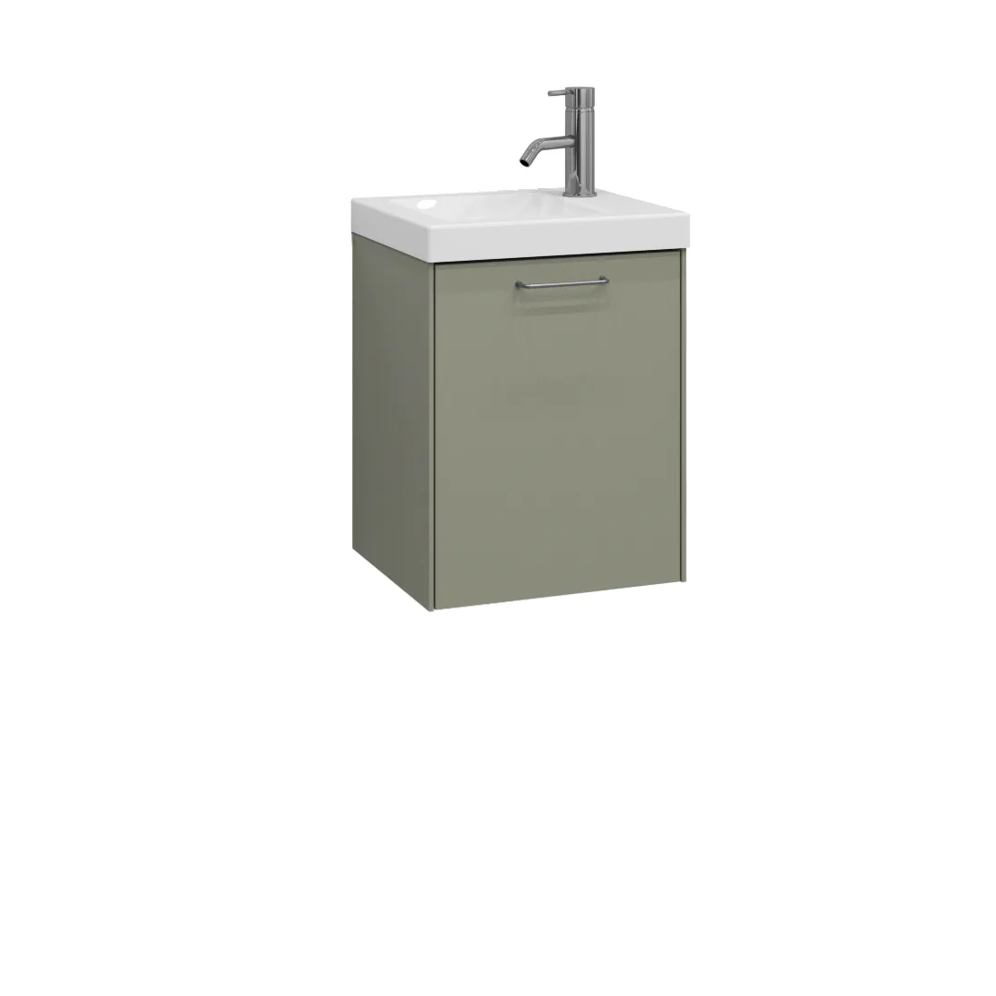 Badrumskommod Compact Salviagrön 1 stor låda 40 cm Färg: Salviagrön