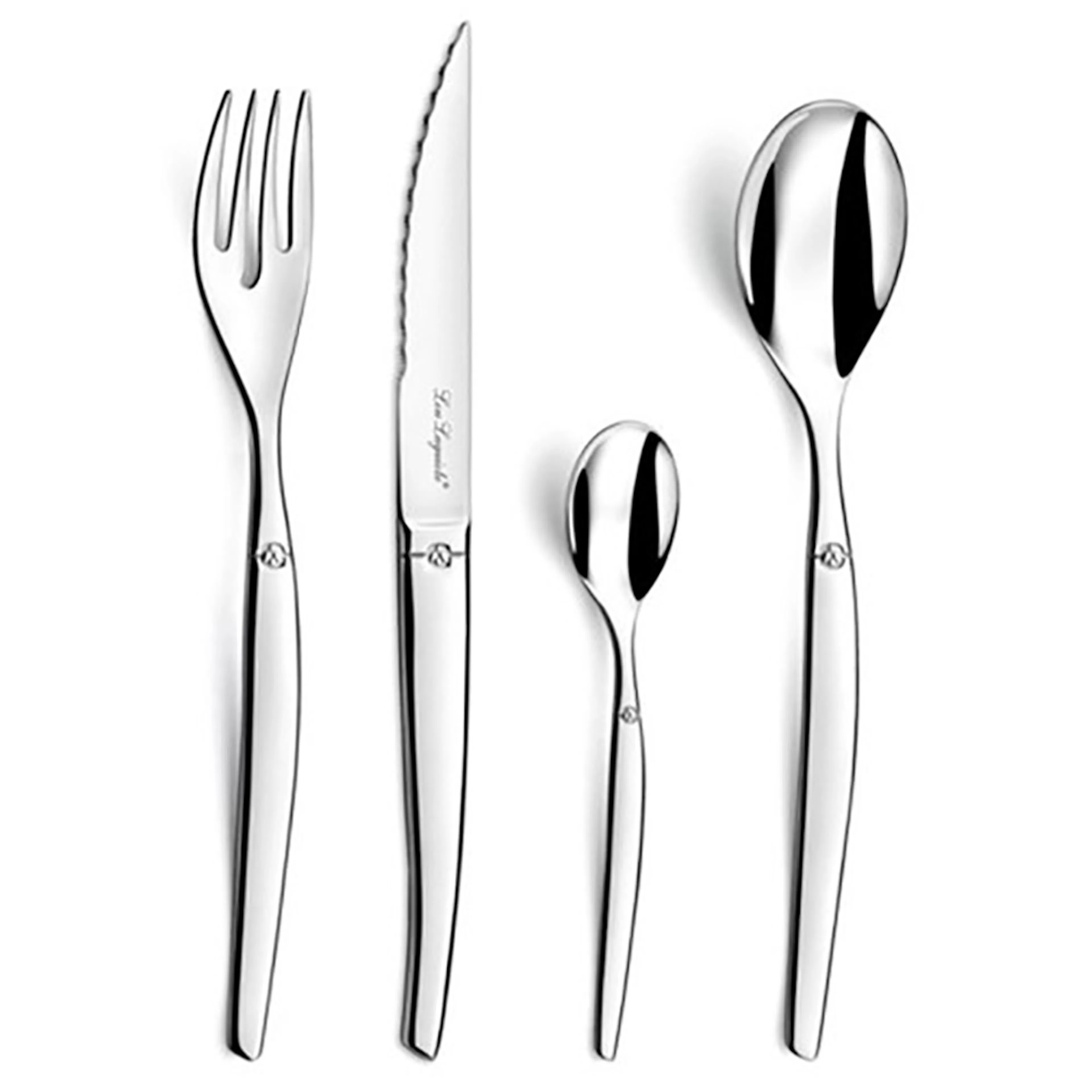 Bestickset Lou Laguiole Jet 16 Delar