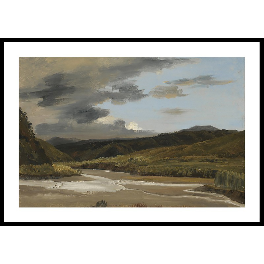 Poster Gallerix Plein-air Sketch Of A River By Jules Coignet