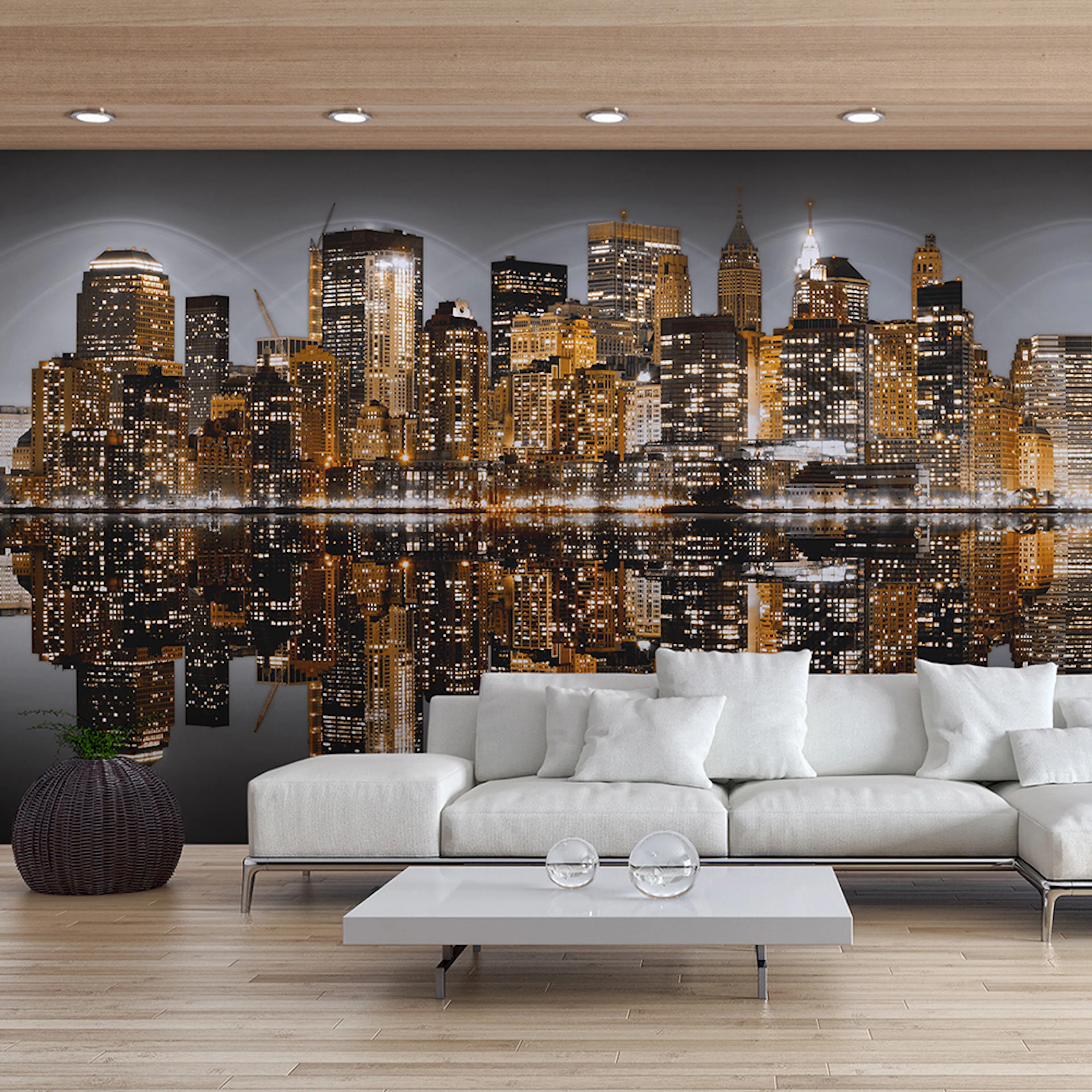 Fototapet XXL Arkiio American gold 550x270 cm