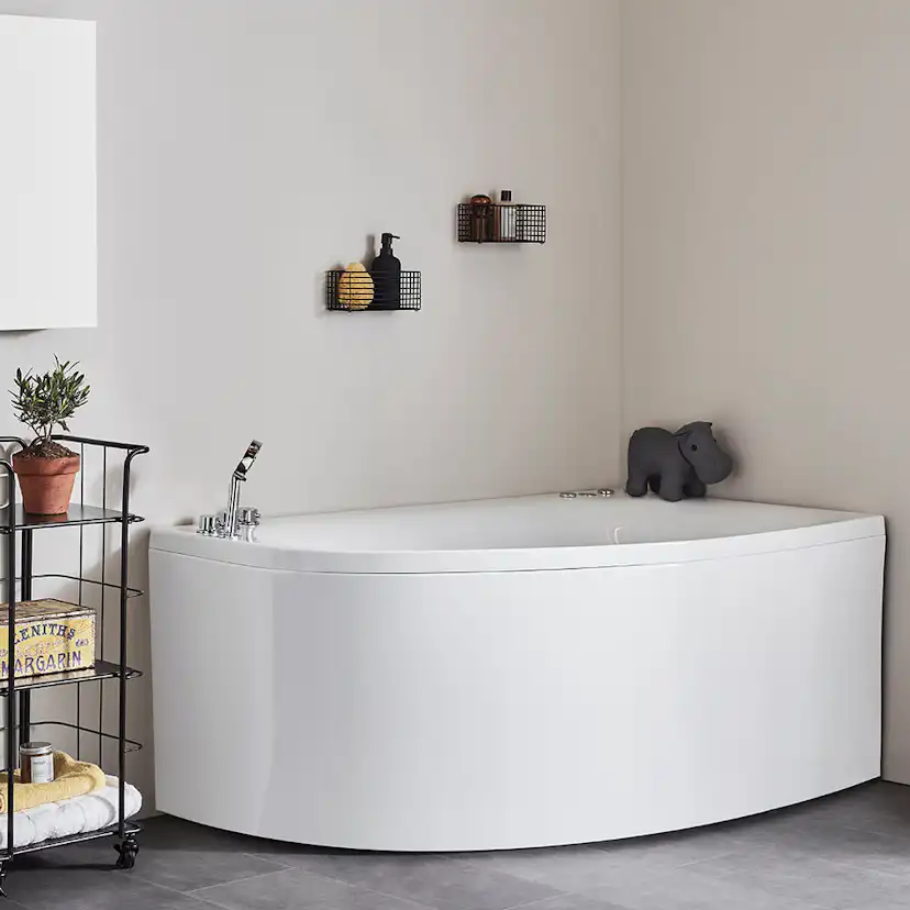 Bubbelbadkar Noro Sand 160 inkl. blandare