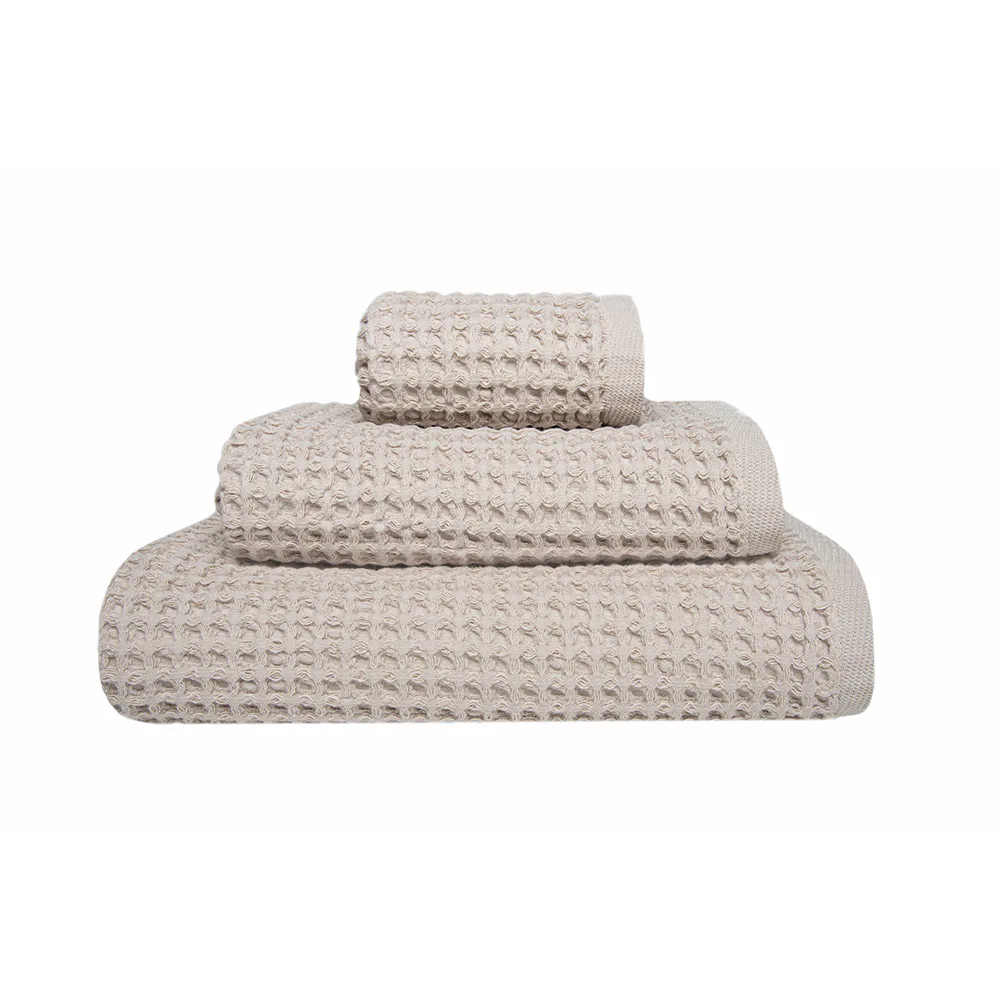 Handduk Favo fog 55x100 cm Färg: Beige, Storlek: 55x100 cm