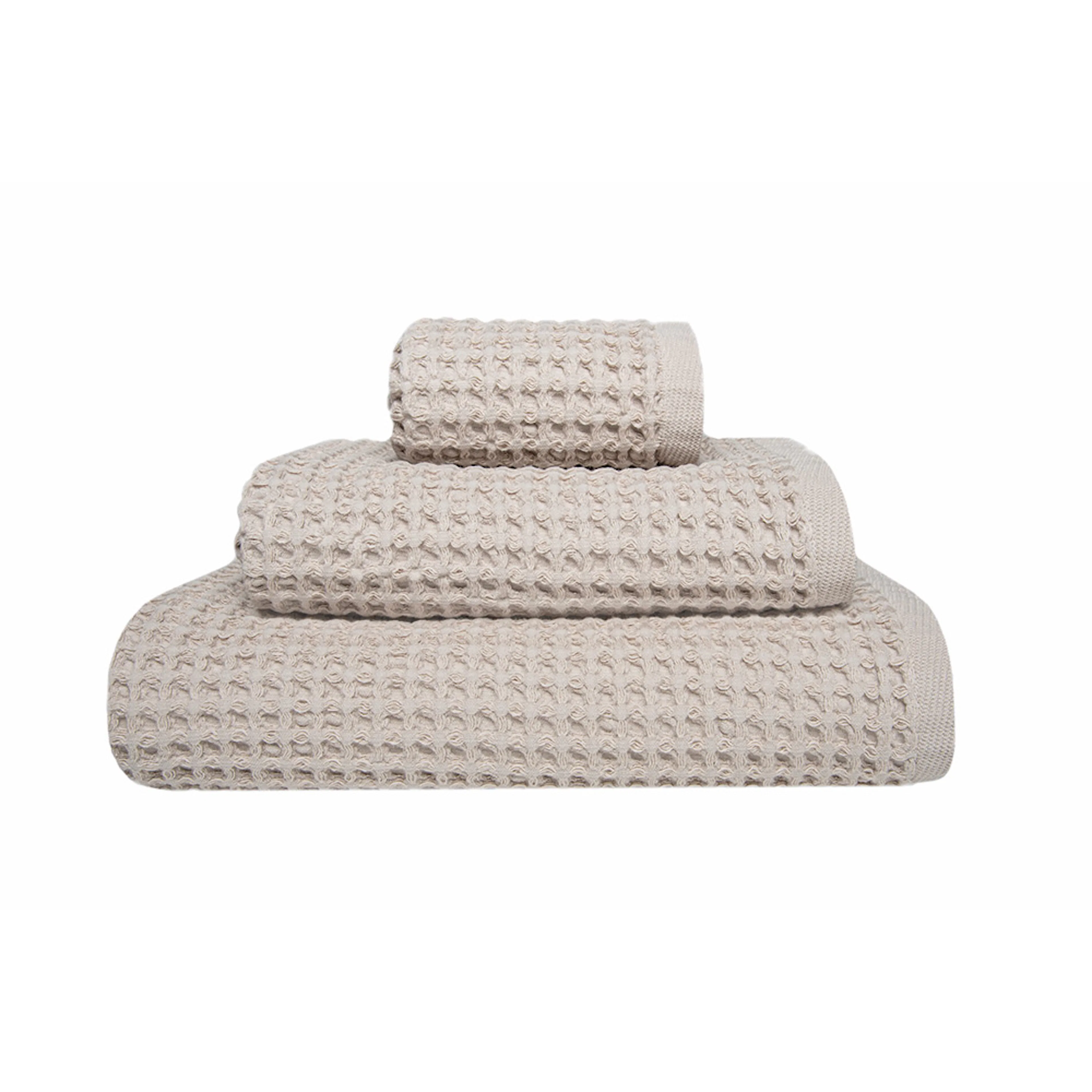 Handduk Favo fog 55x100 cm Färg: Beige, Storlek: 55x100 cm