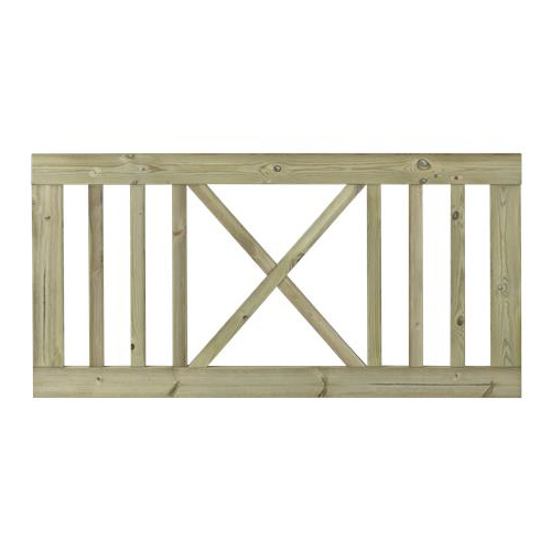 Staket PLUS Rom 150x75 cm Natur