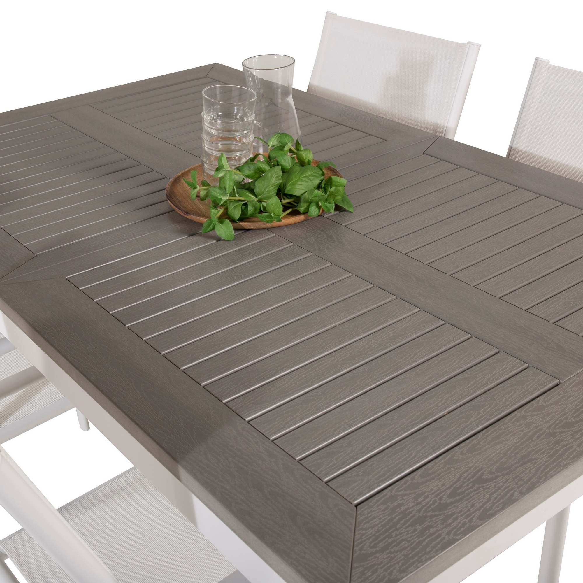 Matgrupp Venture Home Aleyna 152/210 med 4 Siri Karmstolar
