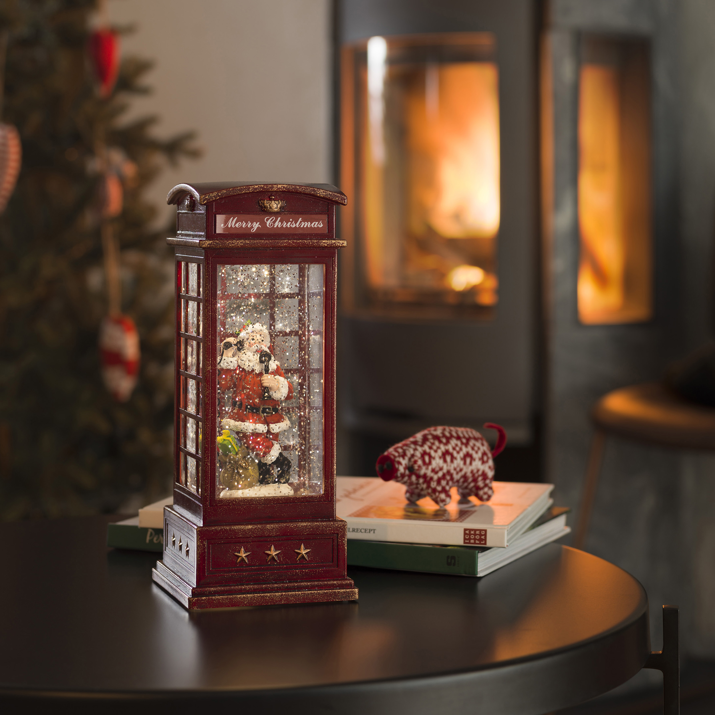 Juldekoration Gnosjö Konstsmide Telefonkiosk