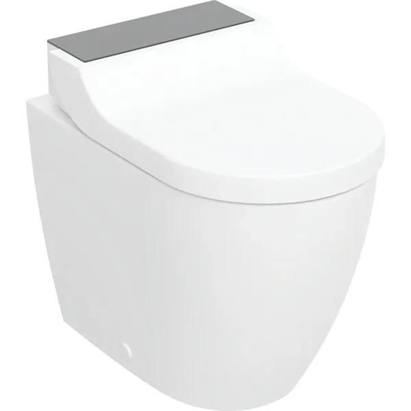 Aquaclean Tuma Comfort golvstående duschtoalett Svart glas Vit/Svart Glas