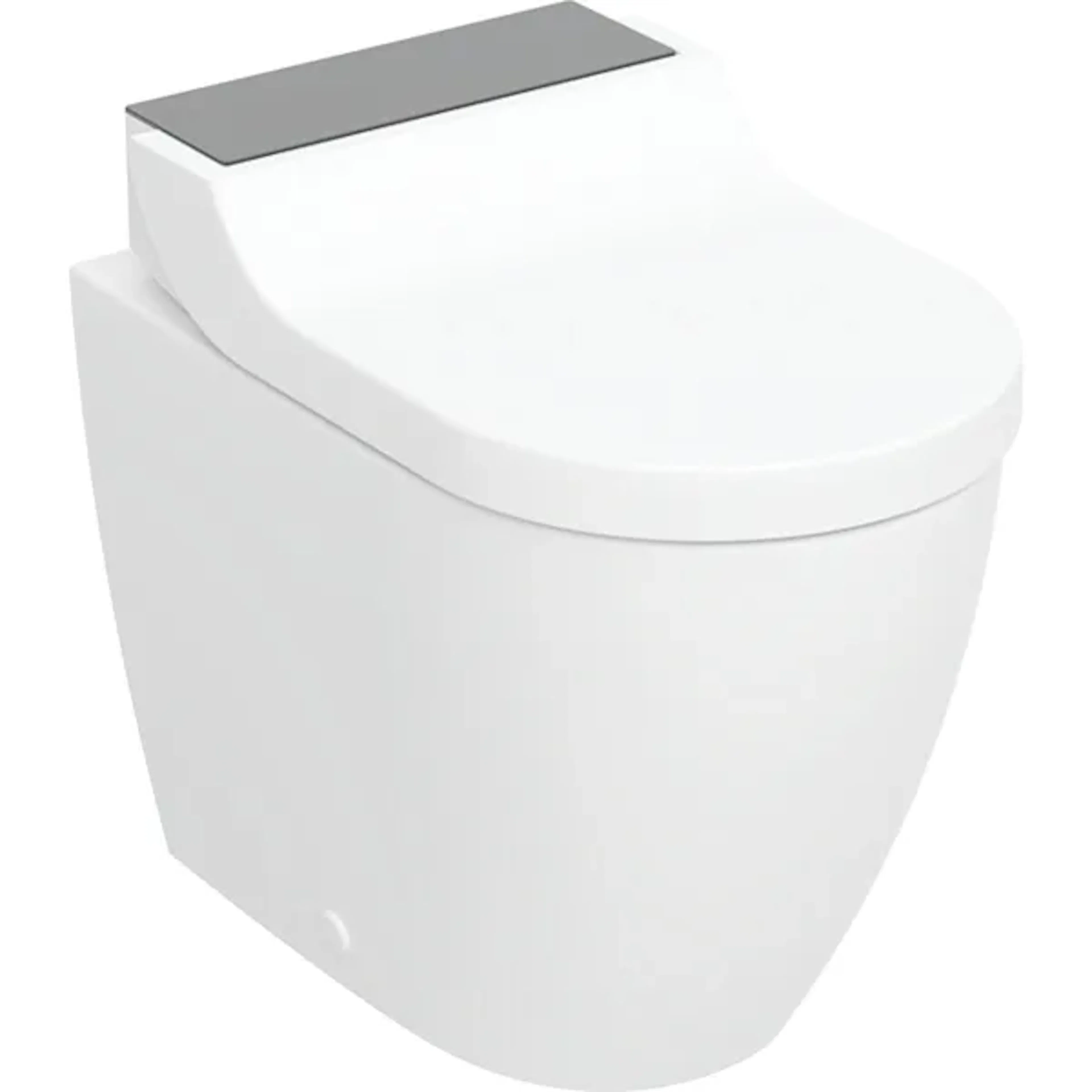 Aquaclean Tuma Comfort golvstående duschtoalett Svart glas Vit/Svart Glas