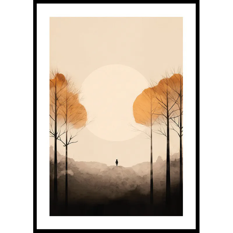 Poster Gallerix Abstract Sunset