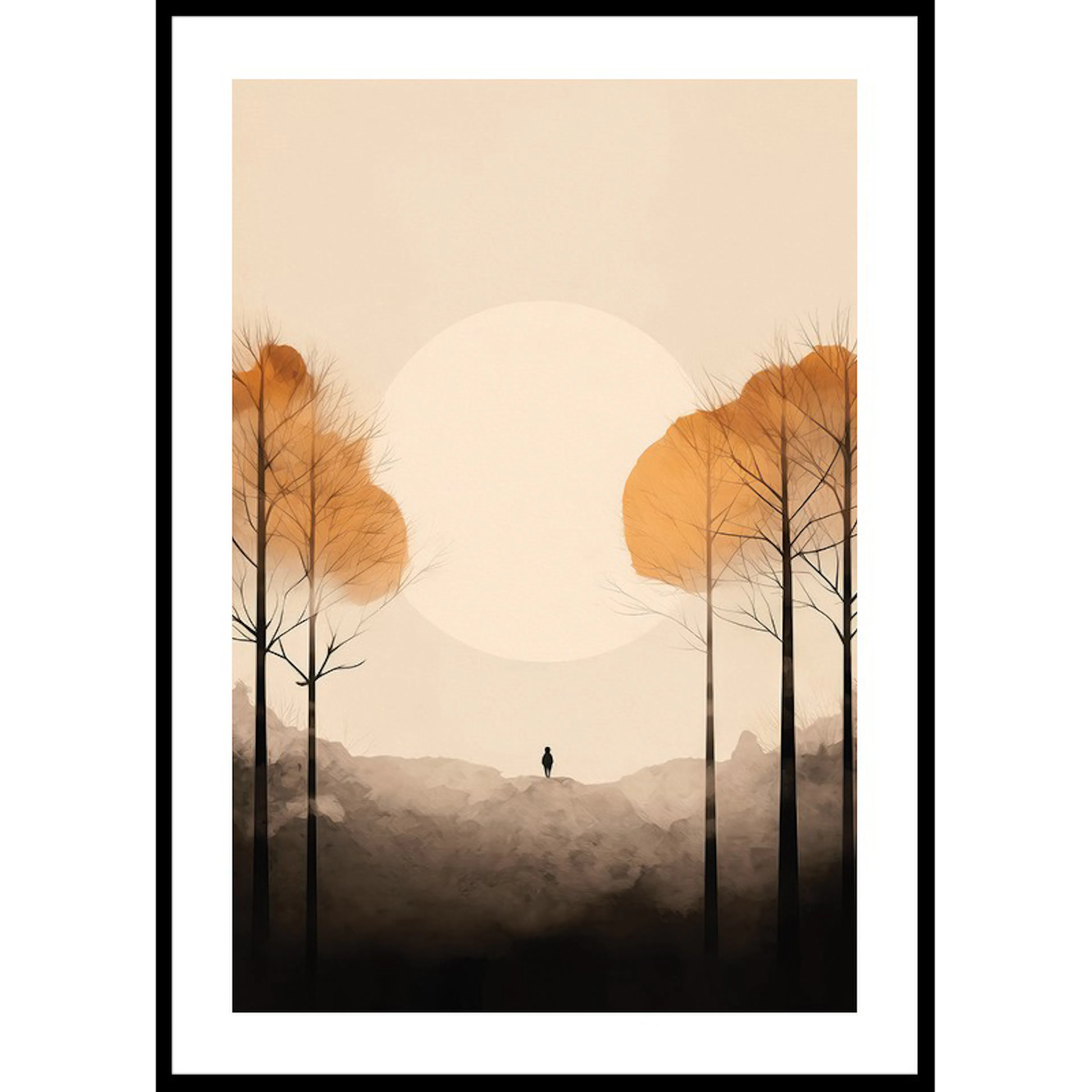 Poster Gallerix Abstract Sunset
