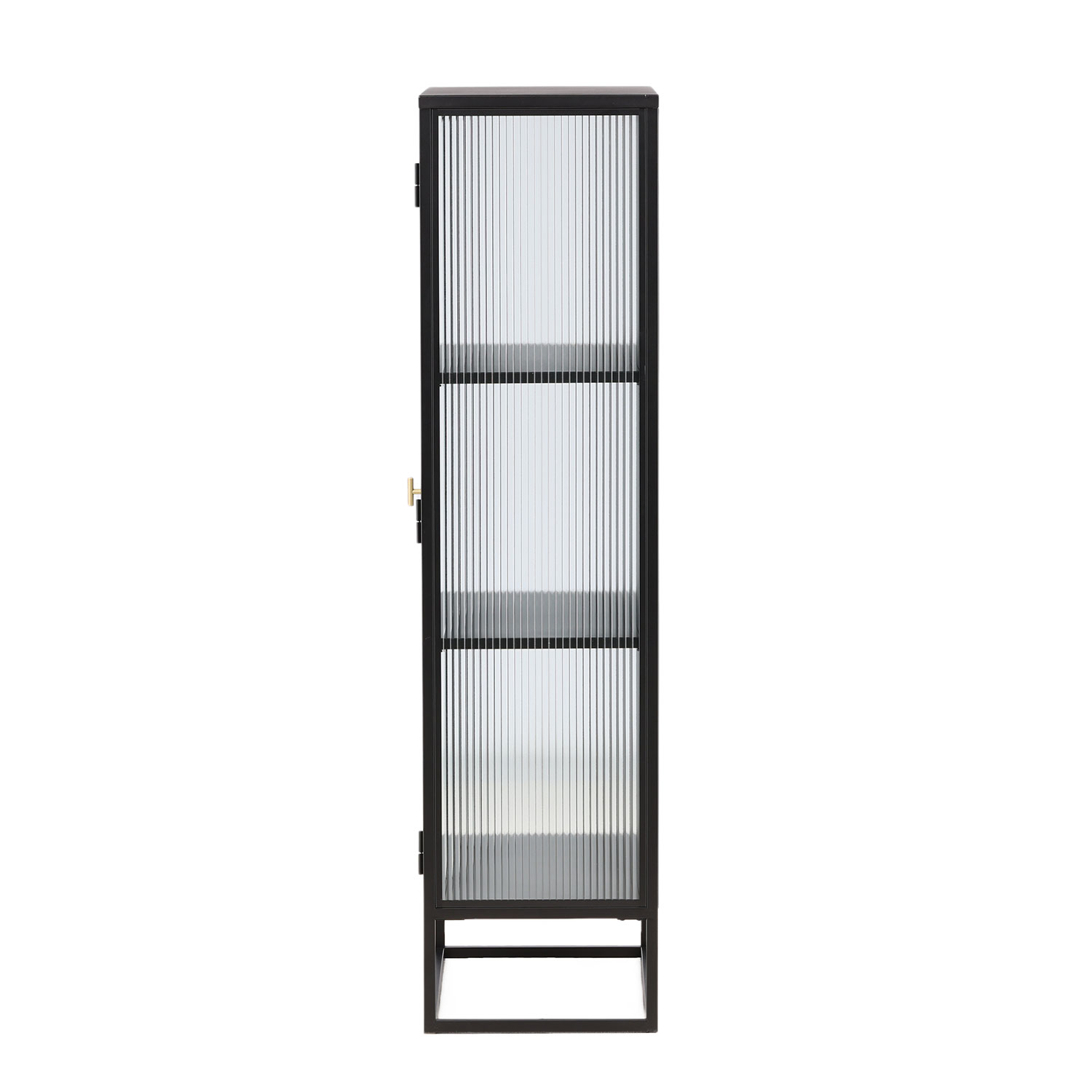 Vitrinskåp Venture Home Garis Svart Stål 160cm