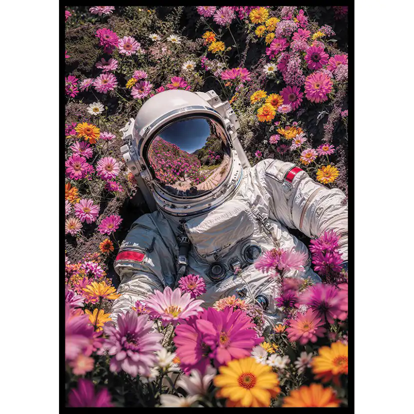 Poster Gallerix Astronaut In Bloom