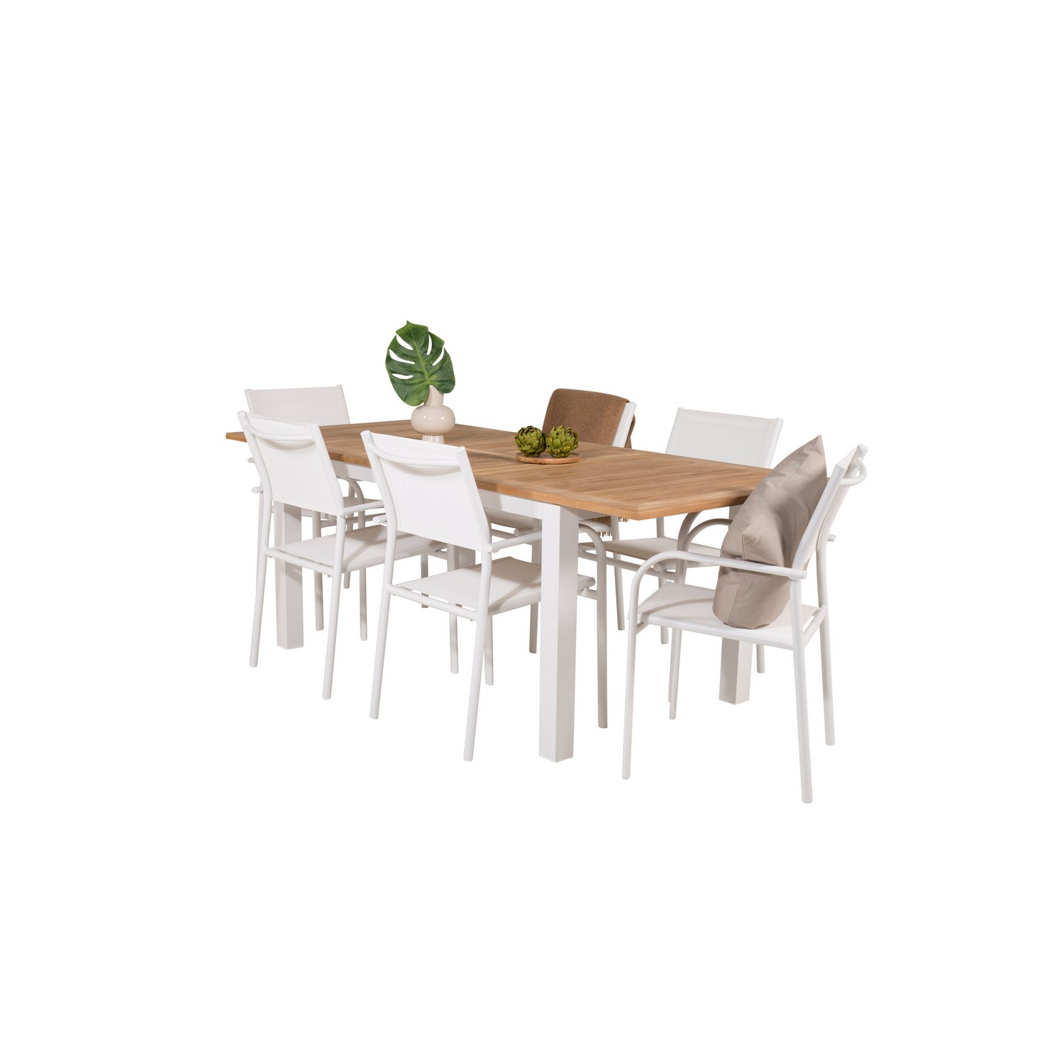 Matgrupp Venture Home Perla 152/210 med 6 Siri Matstolar