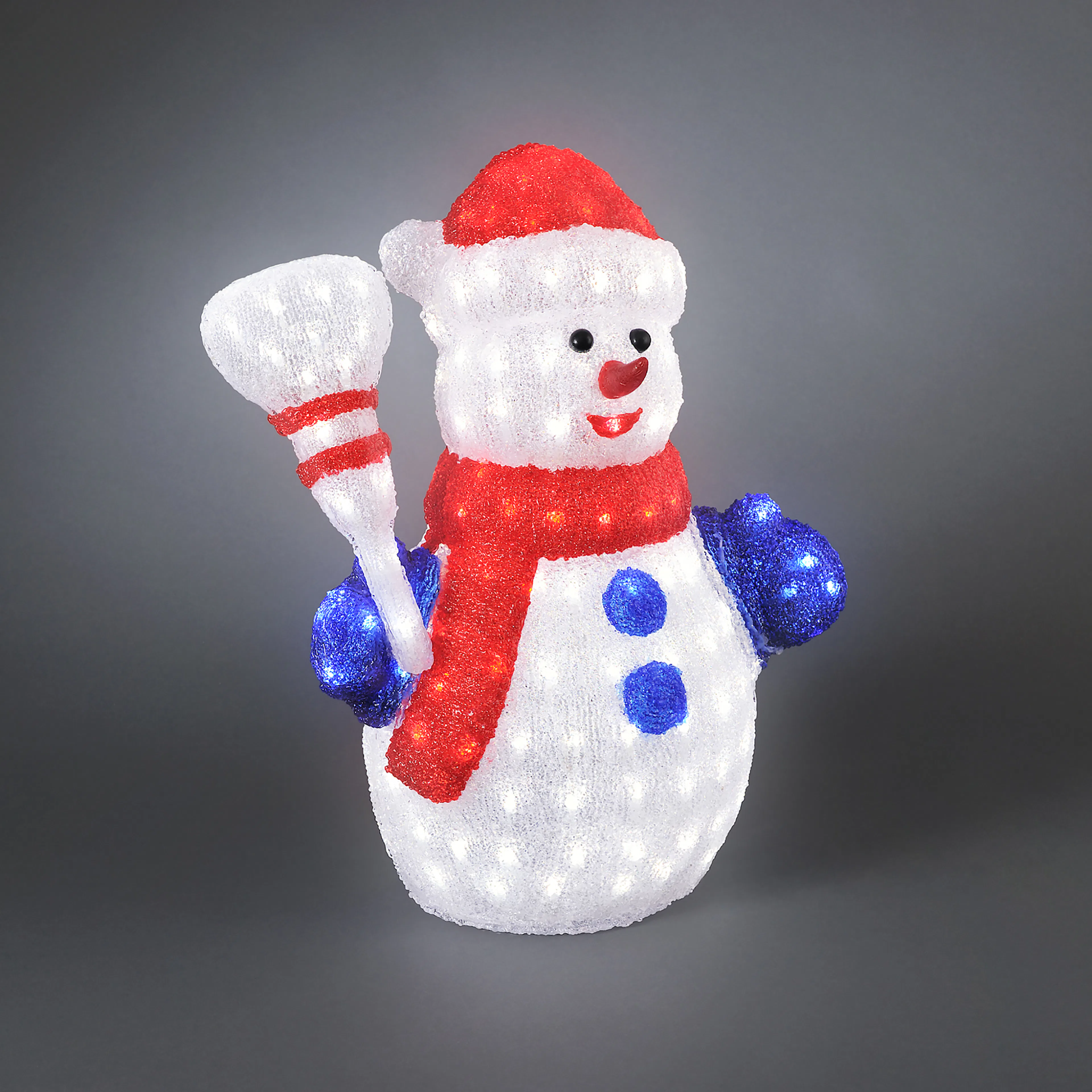 Dekorationsbelysning Gnosjö Konstsmide Snögubbe LED 60 cm