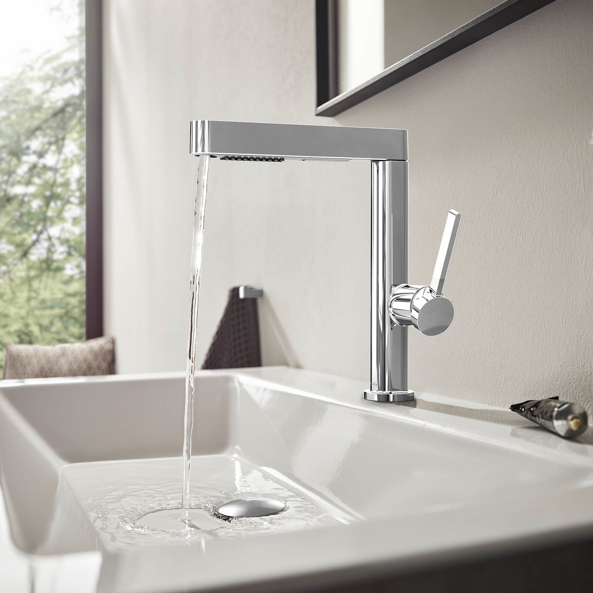 Tvättställsblandare Hansgrohe Finoris 230 med Utdragbar Handdusch 2jet