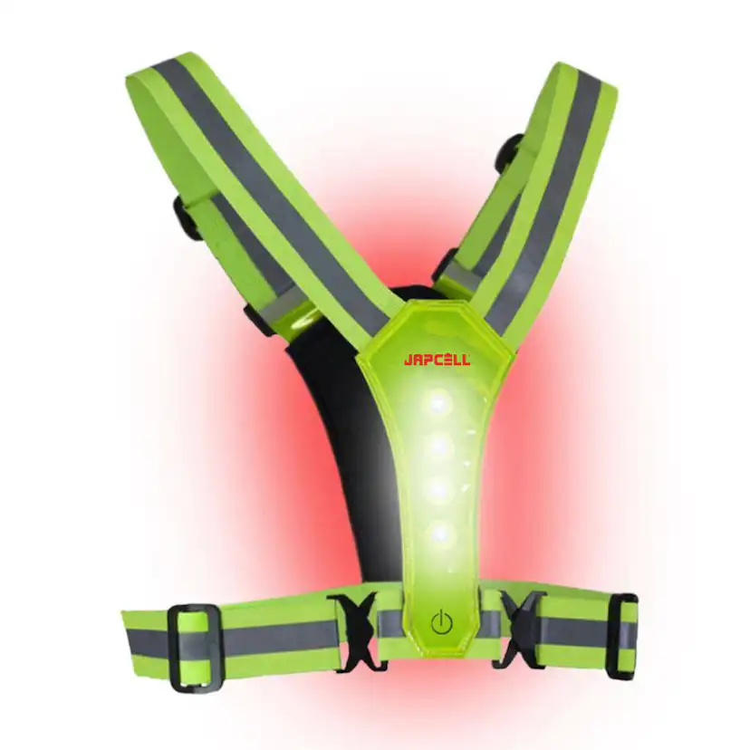 Reflexväst Japcell Med LED-ljus