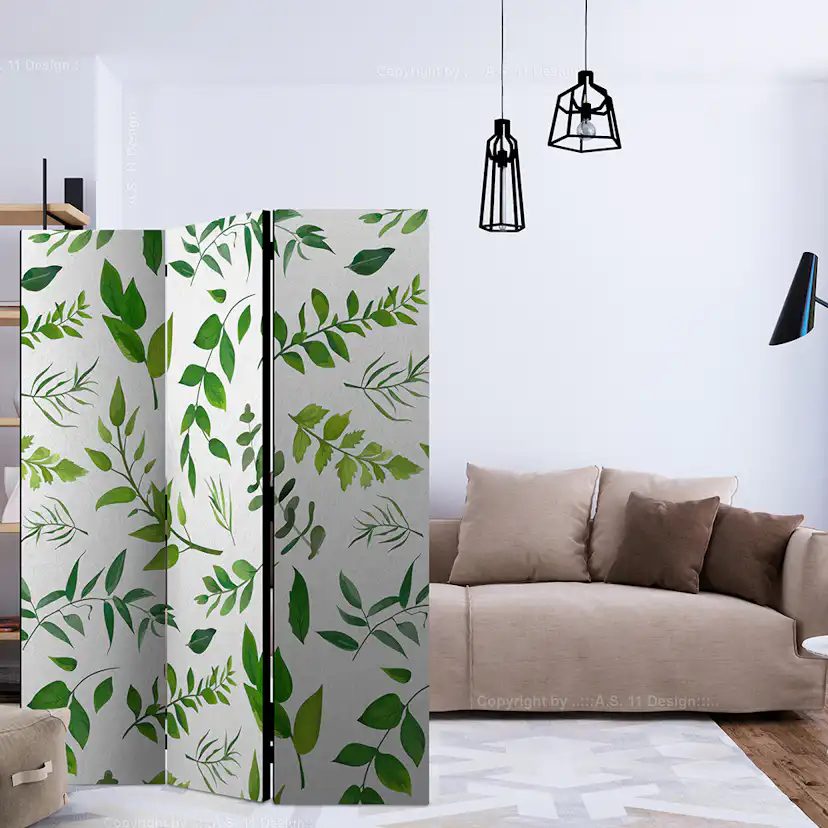 Rumsavdelare Arkiio Green Twigs 135x172 cm