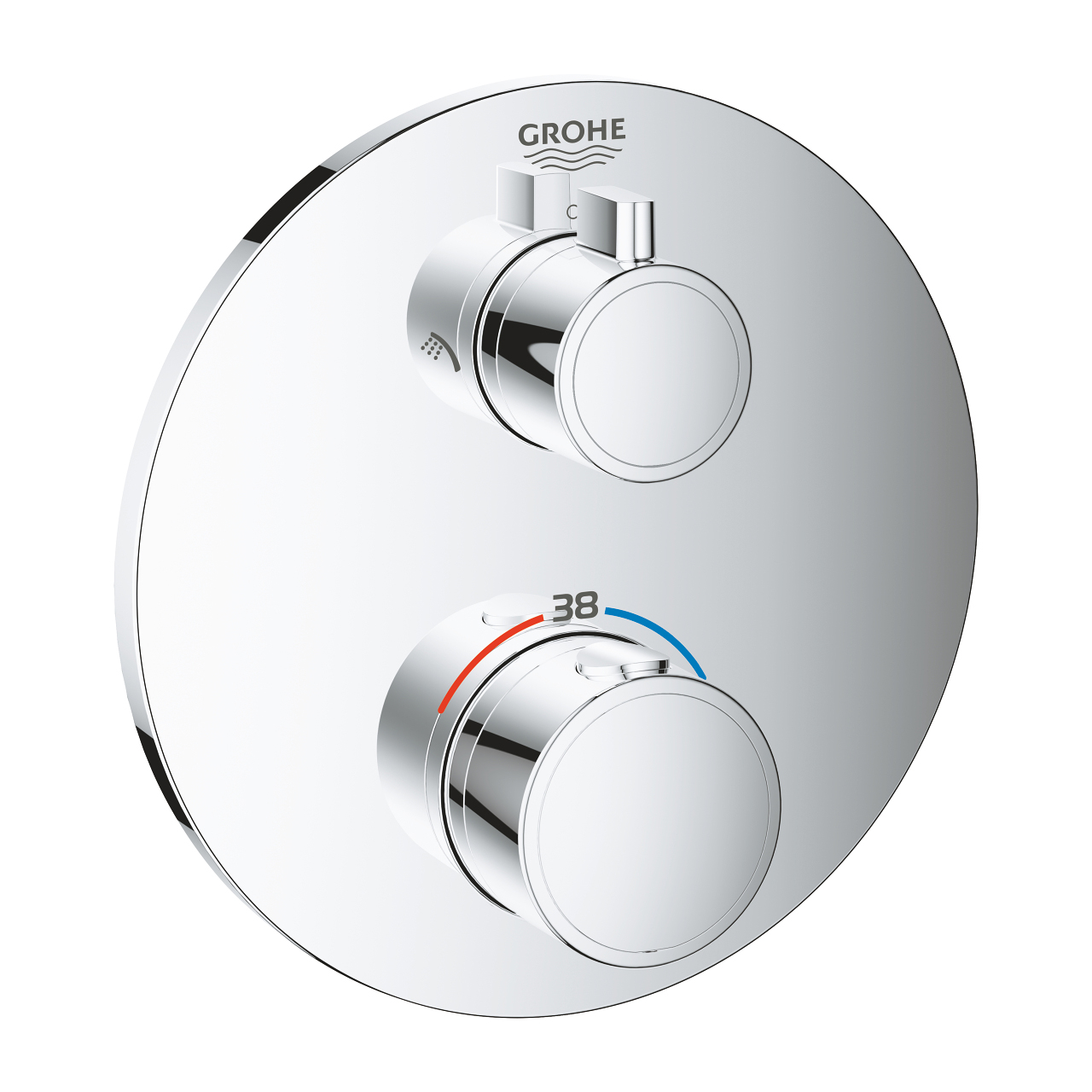 Duschblandare Grohe Grohtherm 24076 med 2 Ventiler