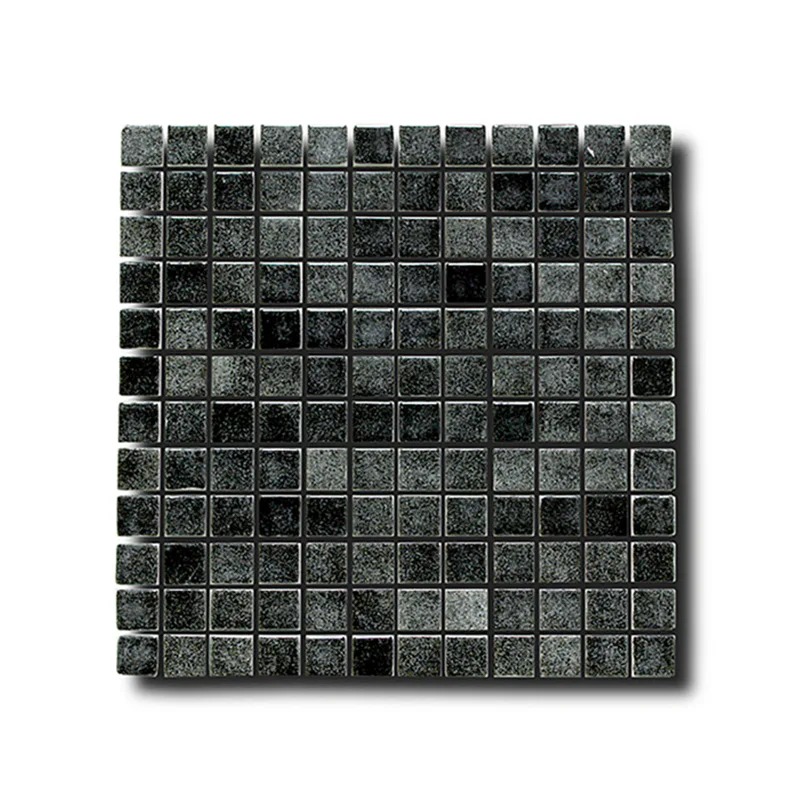 Mosaik Lhådös Glasmosaik Svart 2,5x2,5 cm