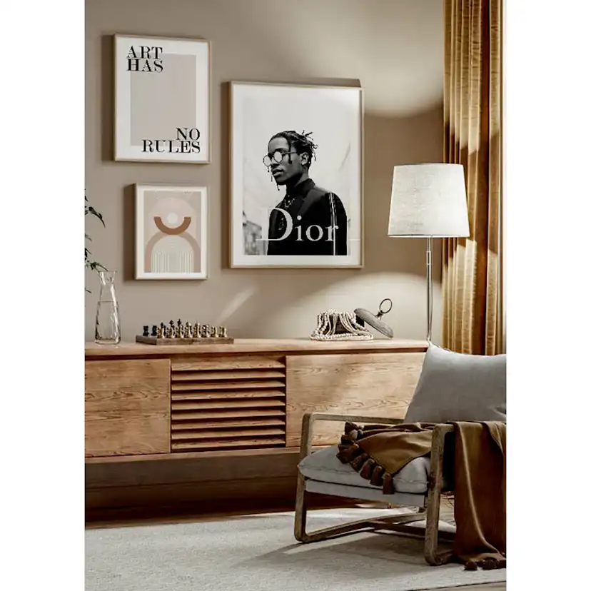 ASAP Rocky Dior 70x100 100x70 cm