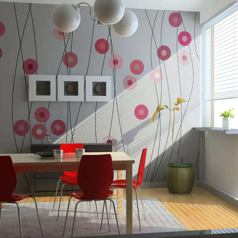 Fototapet Arkiio Rosy Knappar