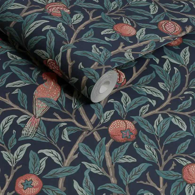 Tapet William Morris At Home Bird & Pomegranate 124259