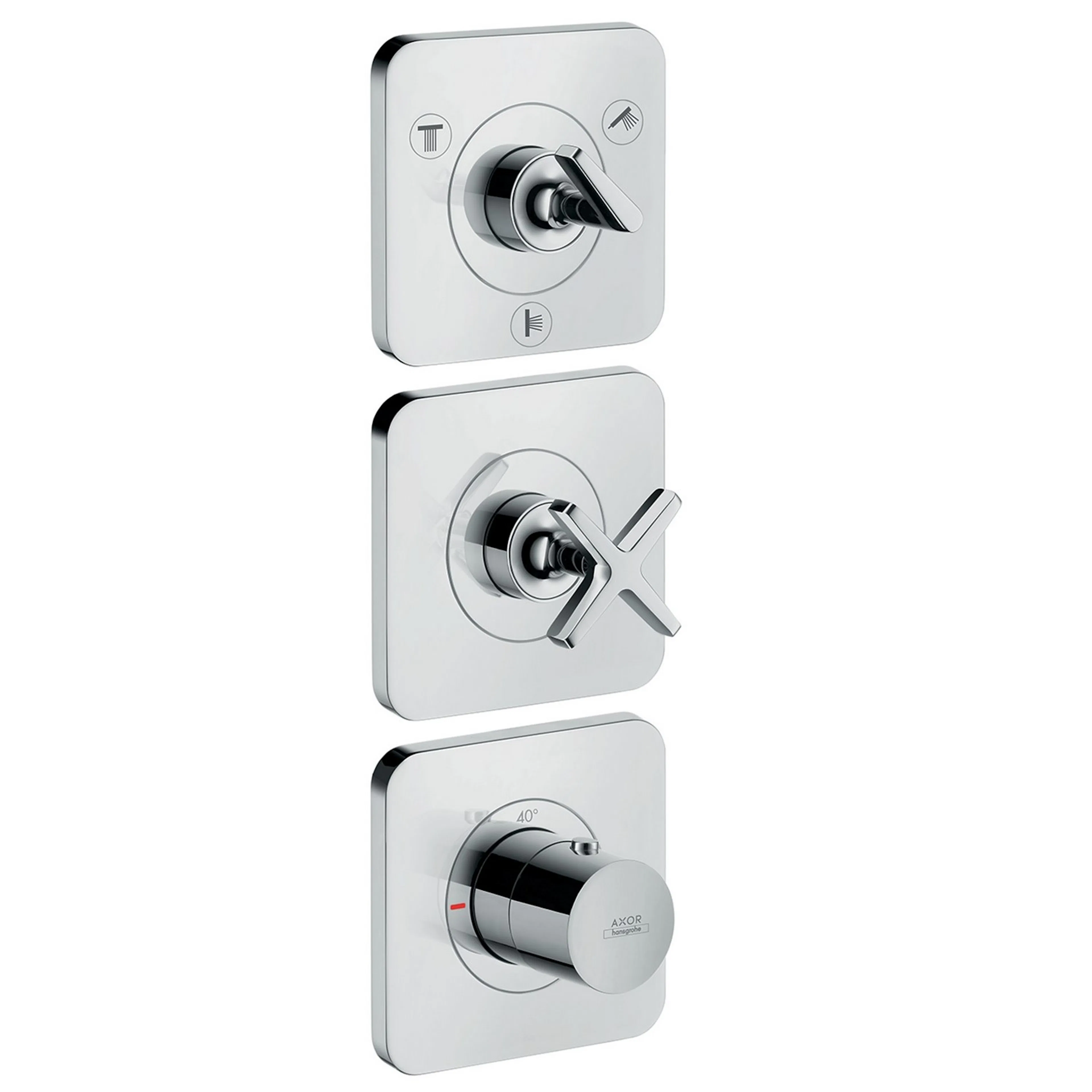 Duschblandare Axor Citterio E 3-utlopp