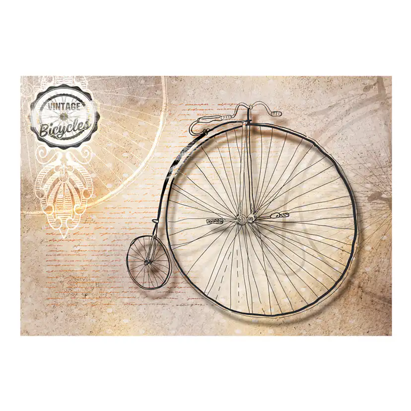 Fototapet Arkiio Vintage Bicycles Sepia