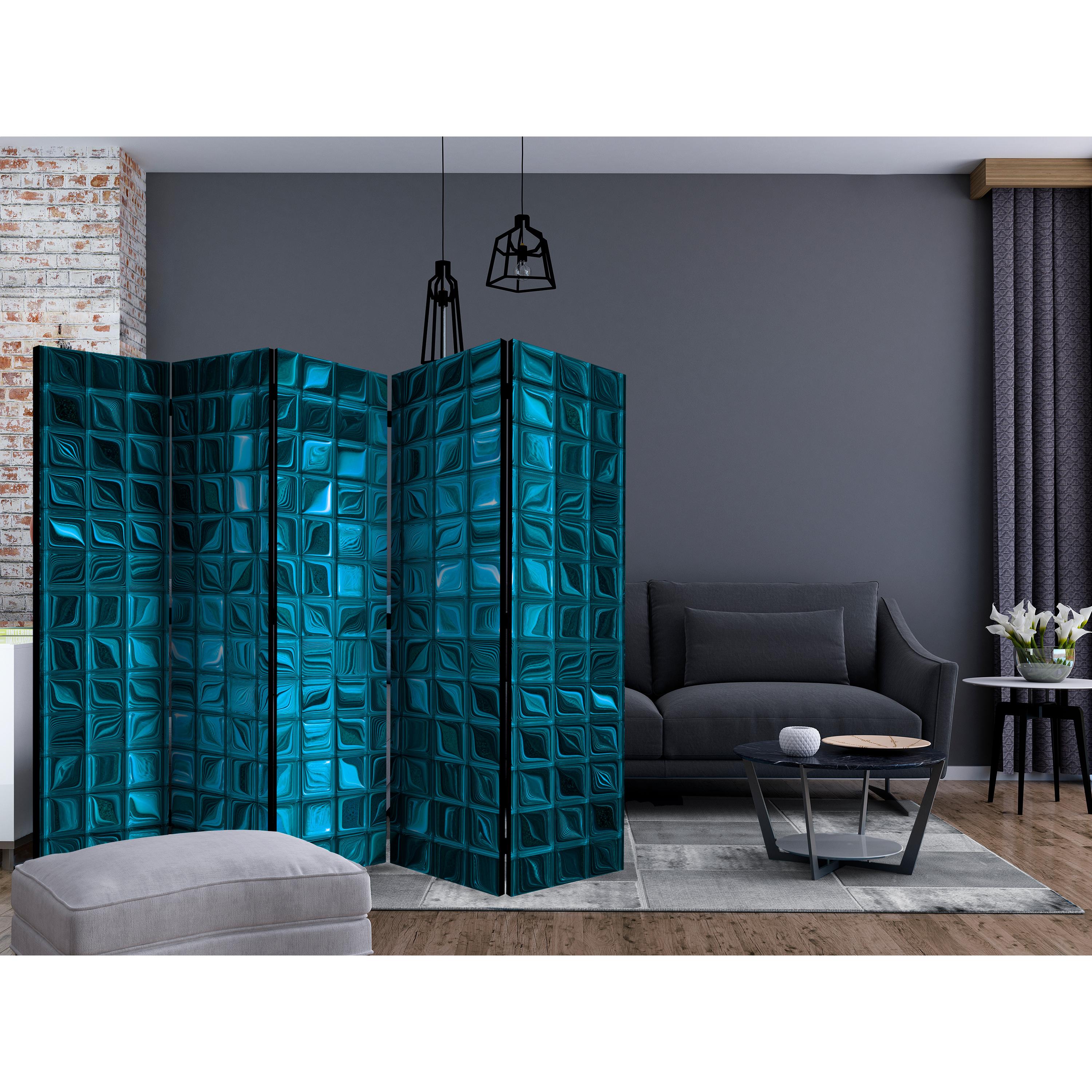 Rumsavdelare Arkiio Azure Mosaic II 225x172 cm
