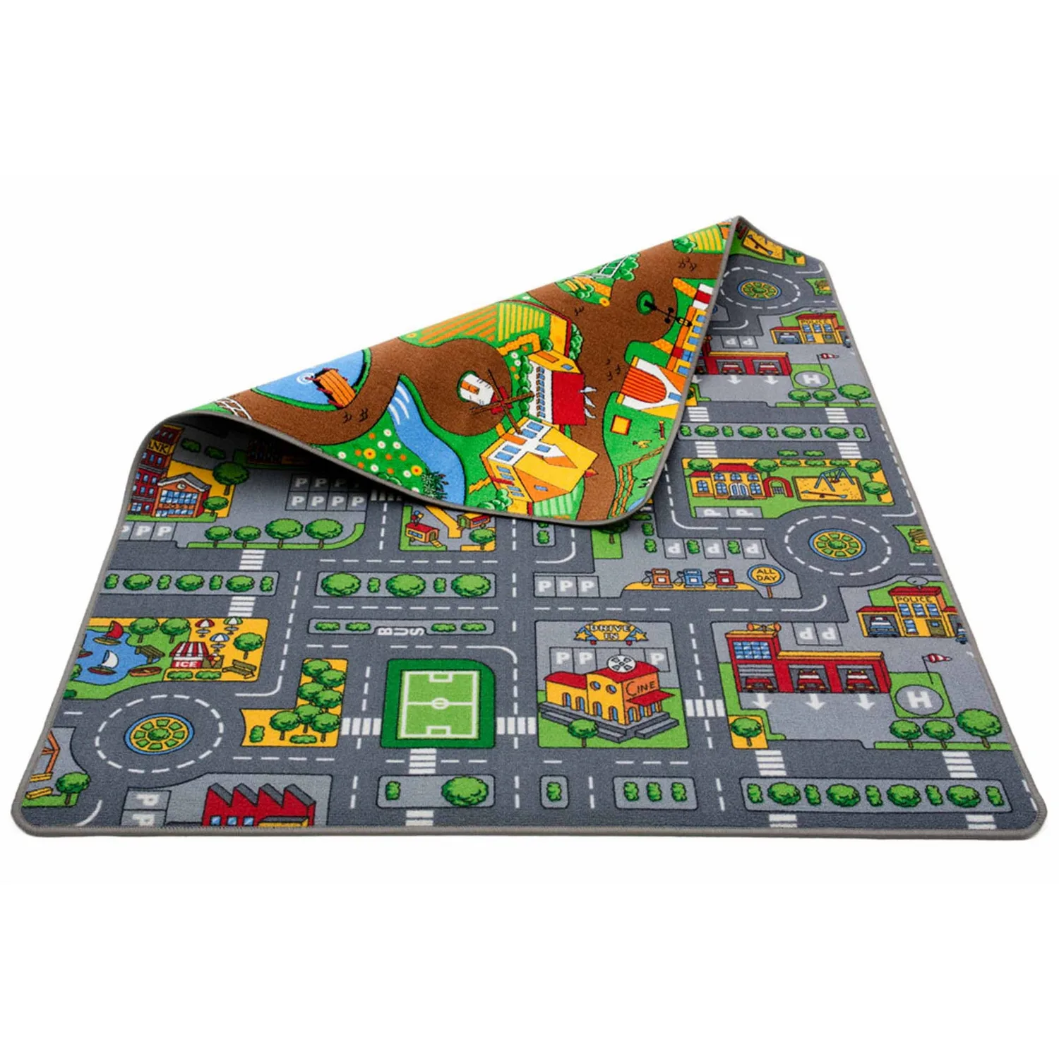 Barnmatta InHouse Group Duoplay Multi 100x165 cm