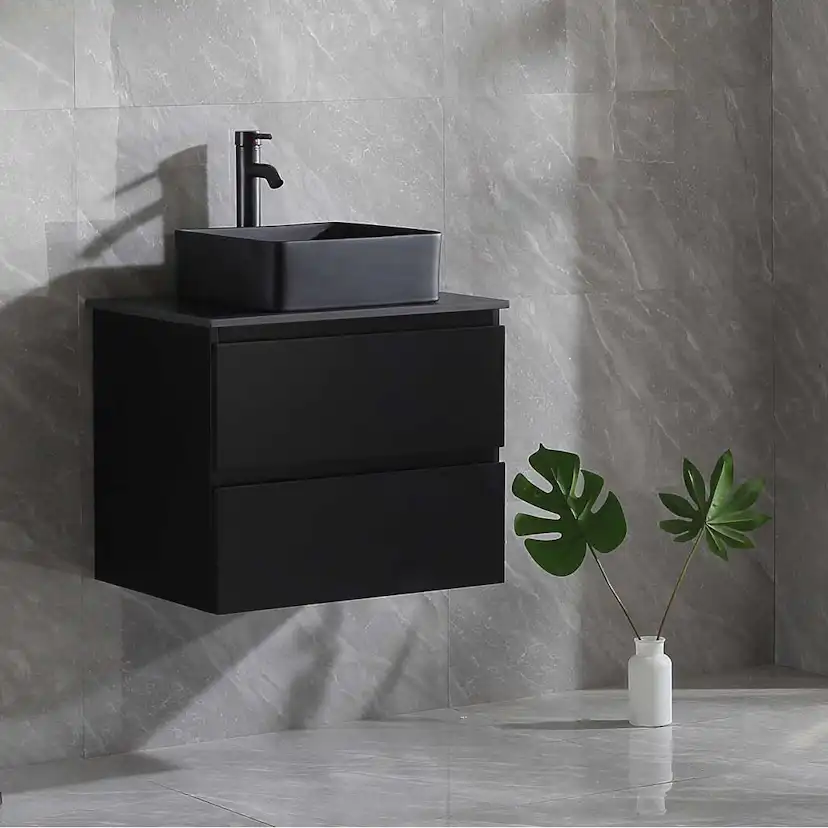 Tvättställsskåp Bathlife Extas Svart