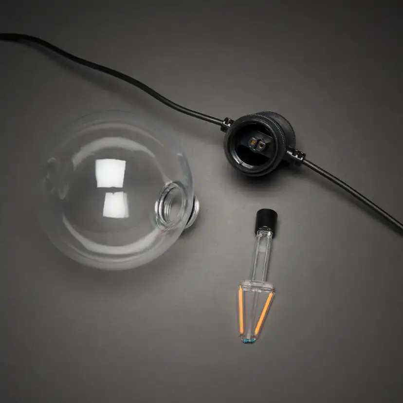 Ljusslinga Gnosjö Konstsmide E27 10L LED Utbytbar