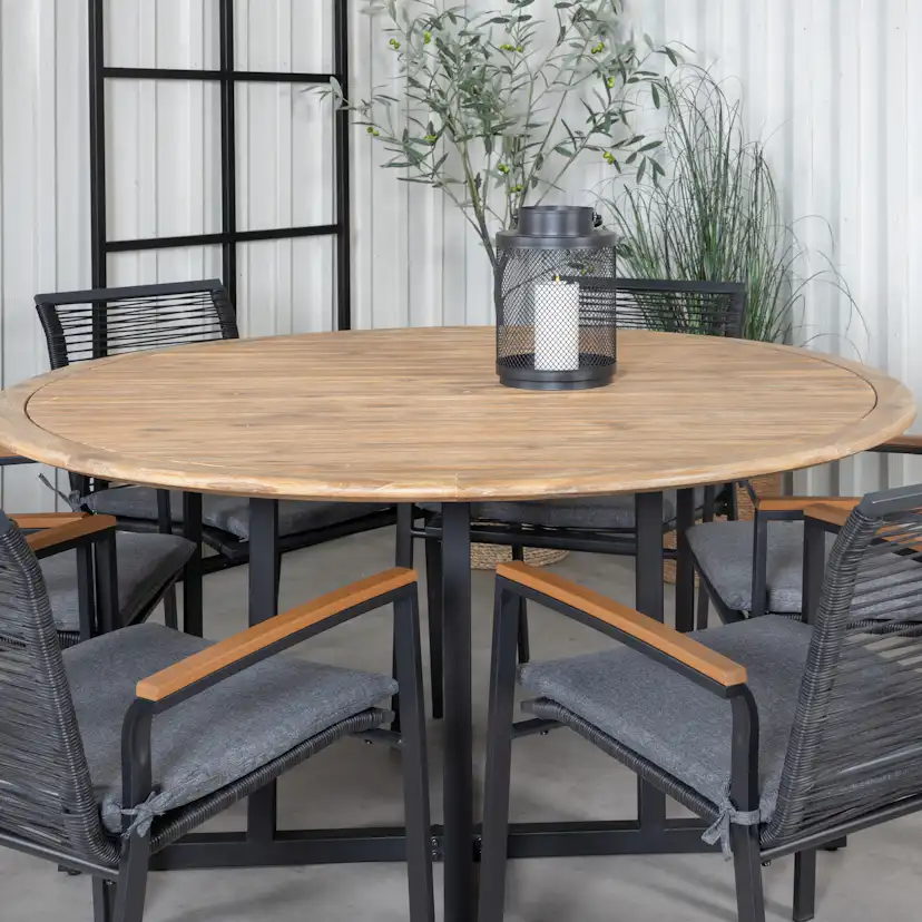Matgrupp Venture Home Zurc med 6 Deni Matstolar