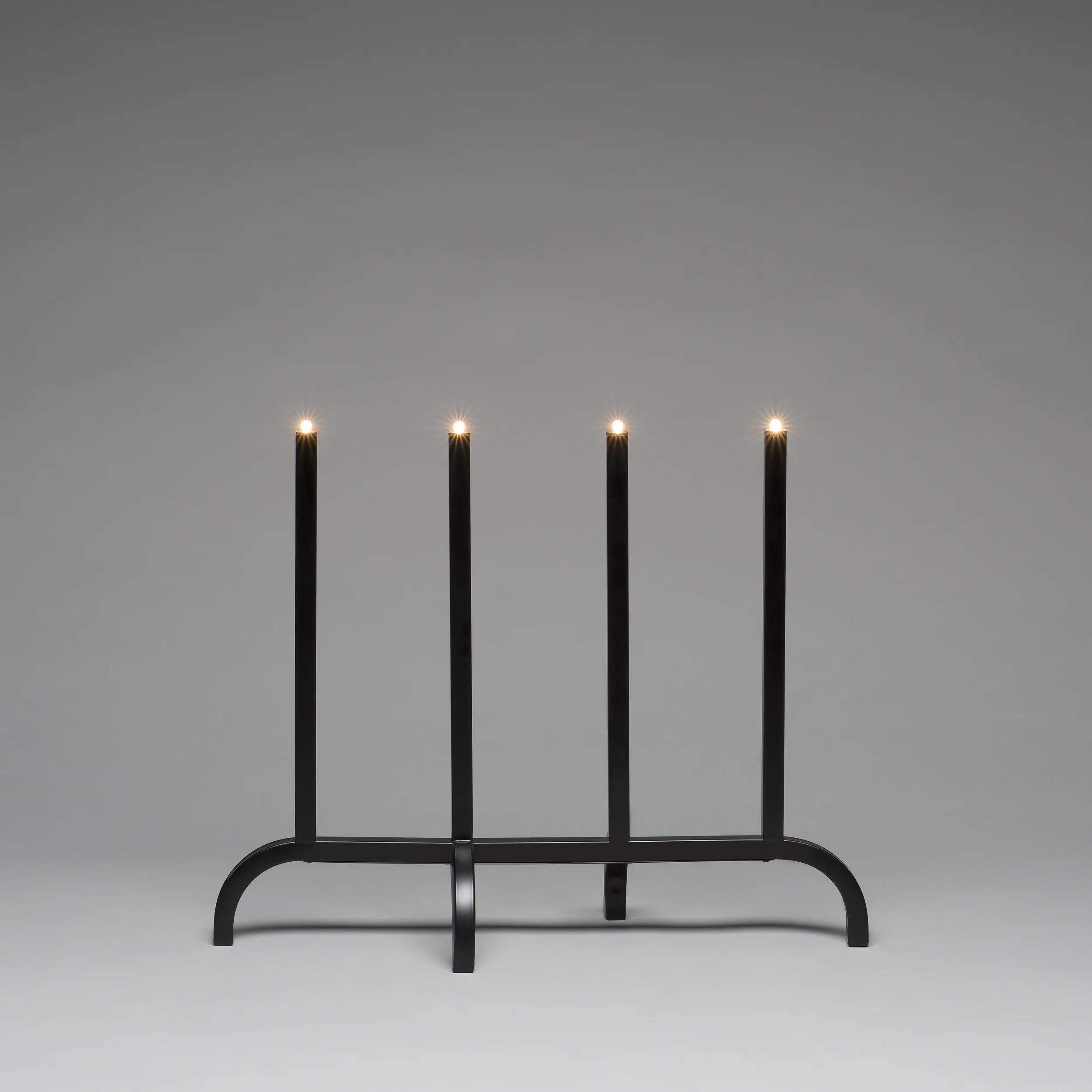 Adventsljusstake Gnosjö Konstsmide 4L Metall Svart