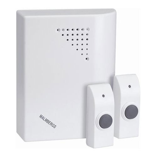 Dörrklocka Malmbergs Trådlös 2 Tryckknappar