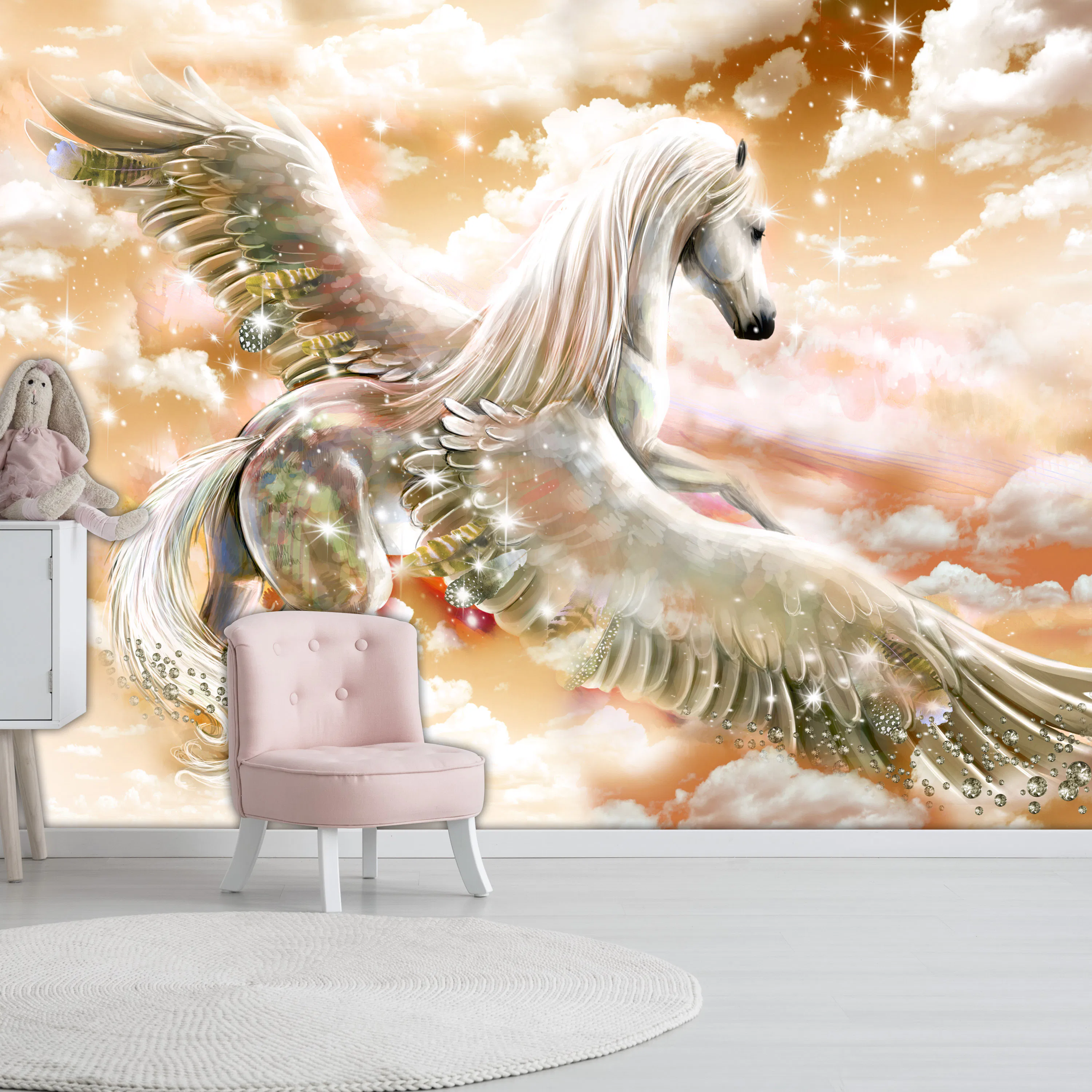 Fototapet Arkiio Pegasus Orange