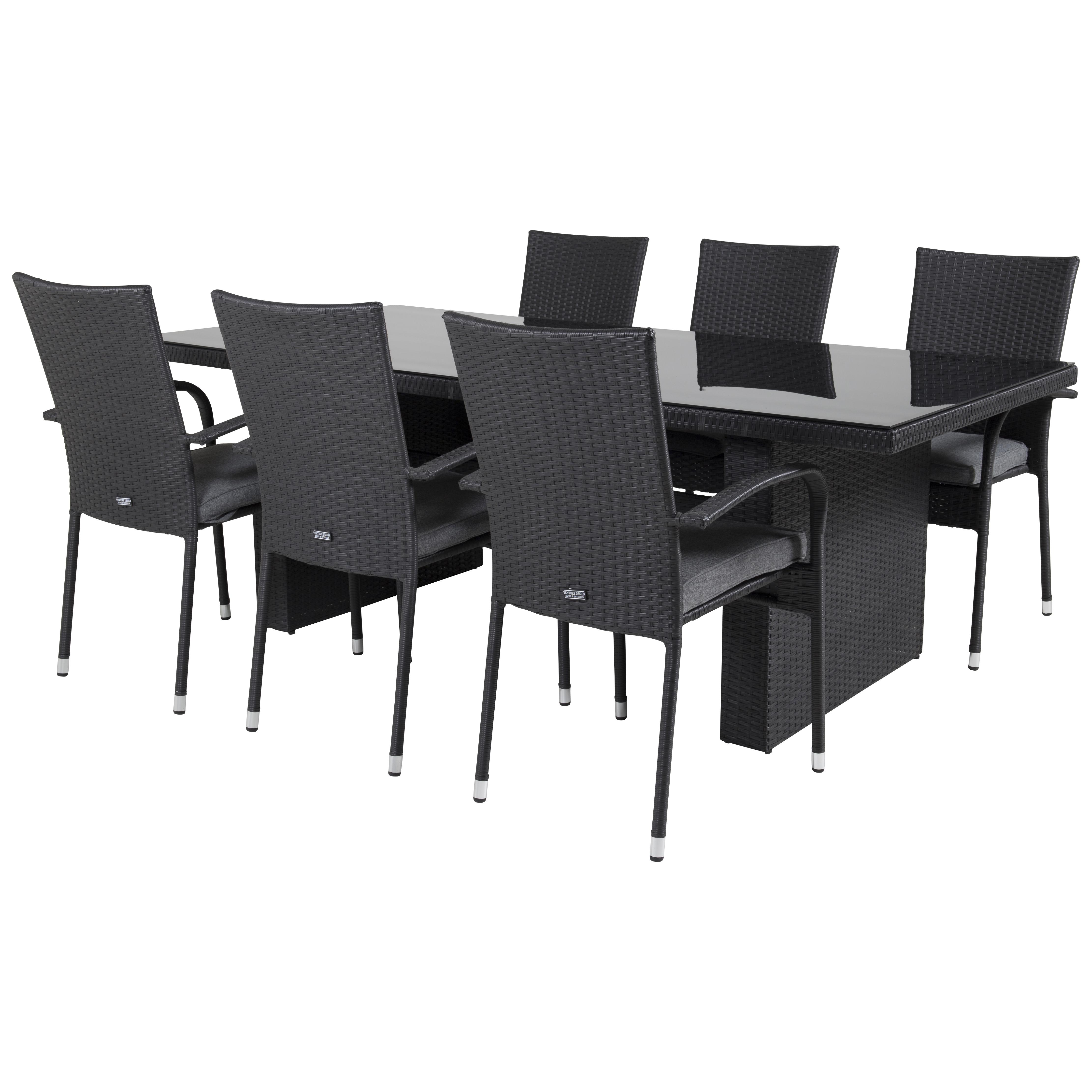 Matgrupp Venture Home Pishi 200 med 6 Asta Stolar