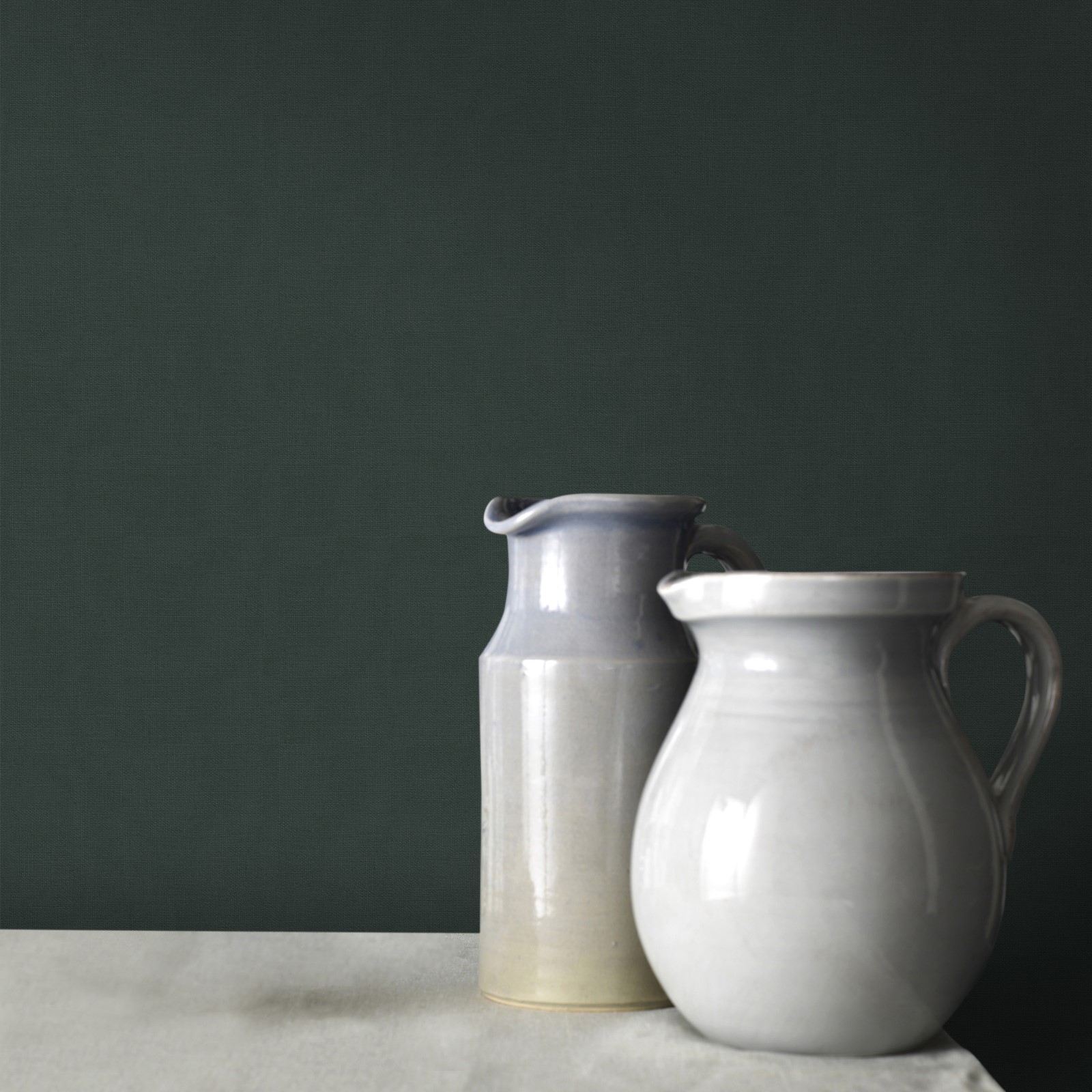 Tapet WOW Basic Textil Grön