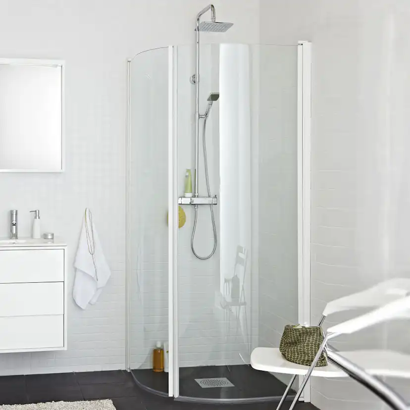 Duschhörn Hafa Original Round Klarglas