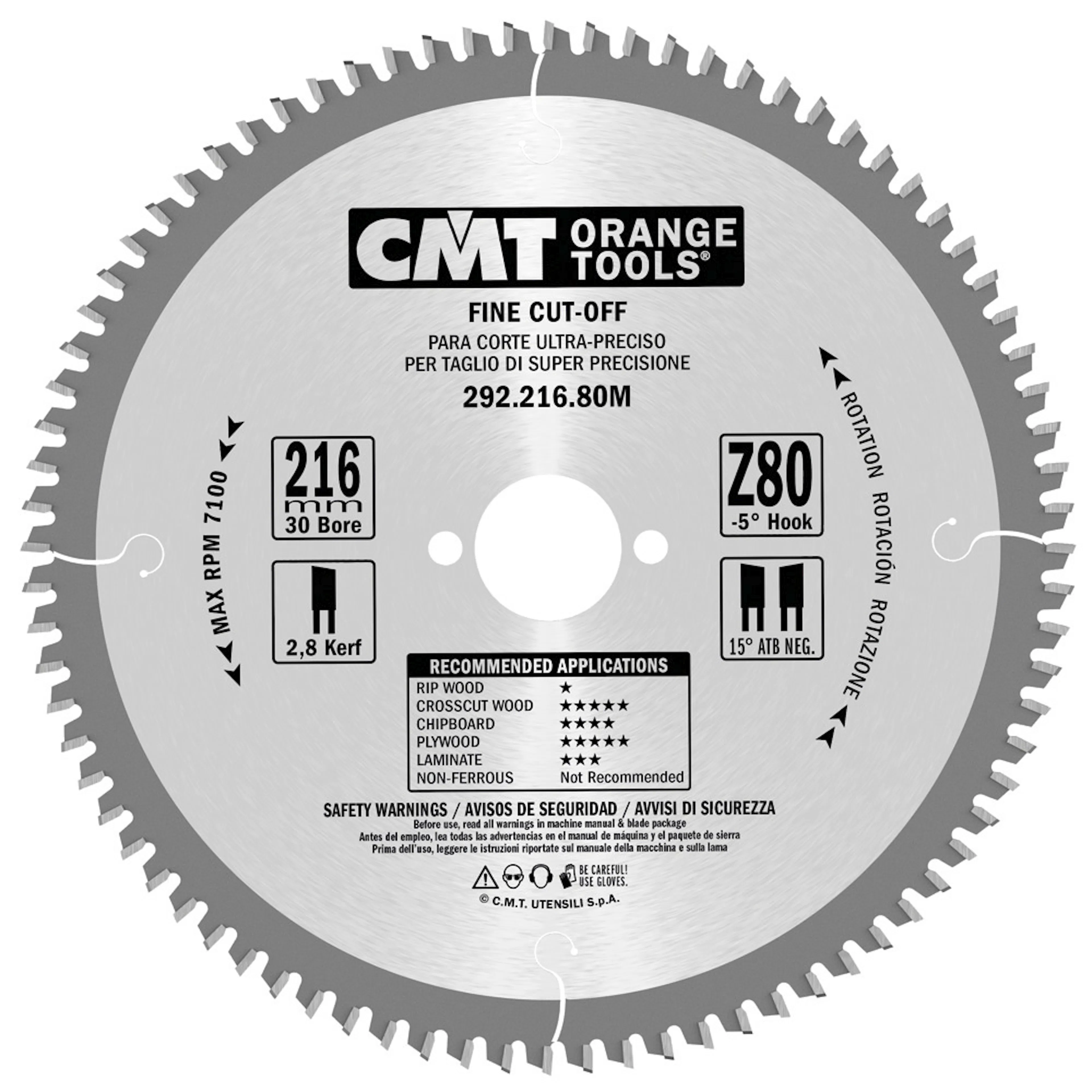 Cirkelsågklinga CMT Orange Tools W