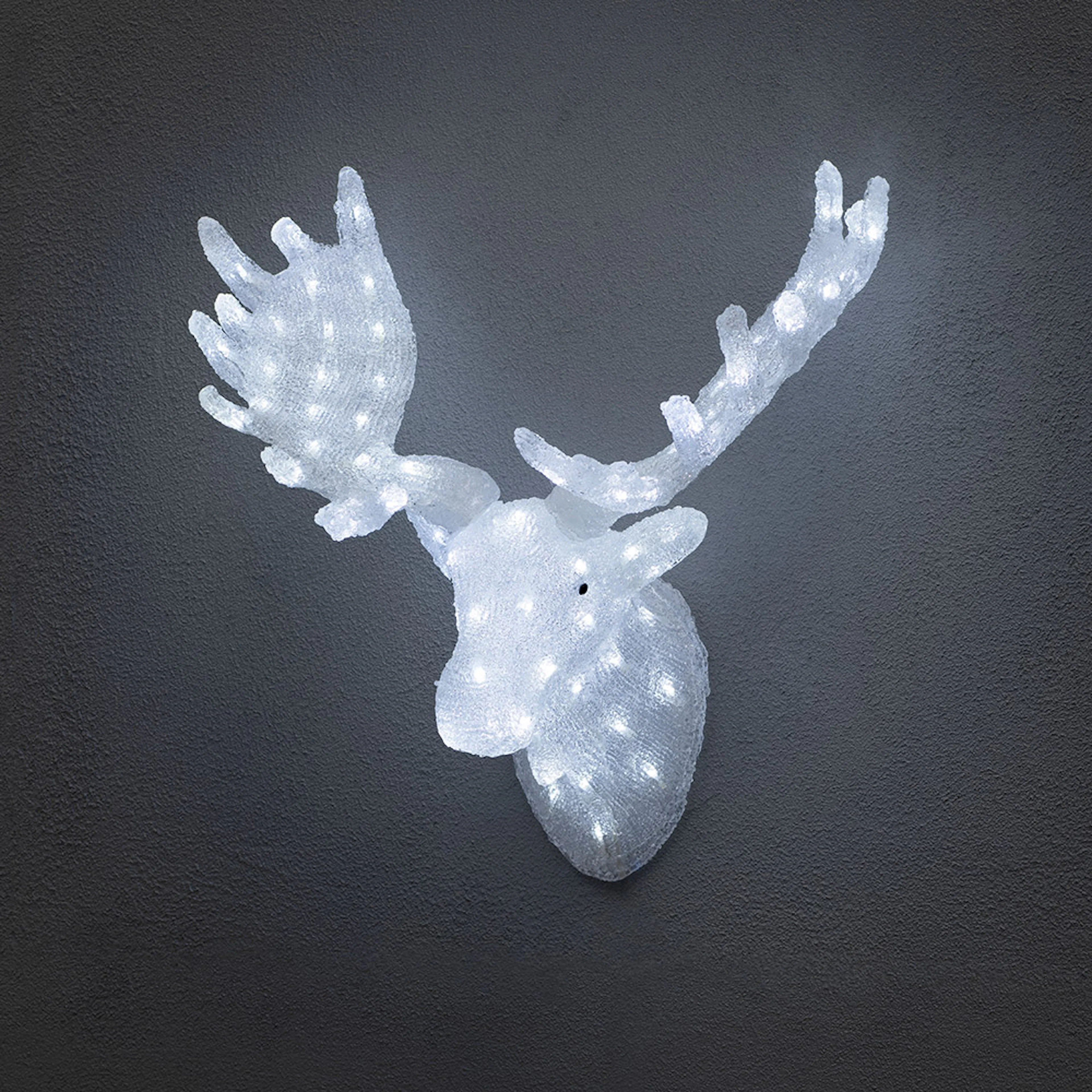 Dekorationsbelysning Gnosjö Konstsmide Älg huvud